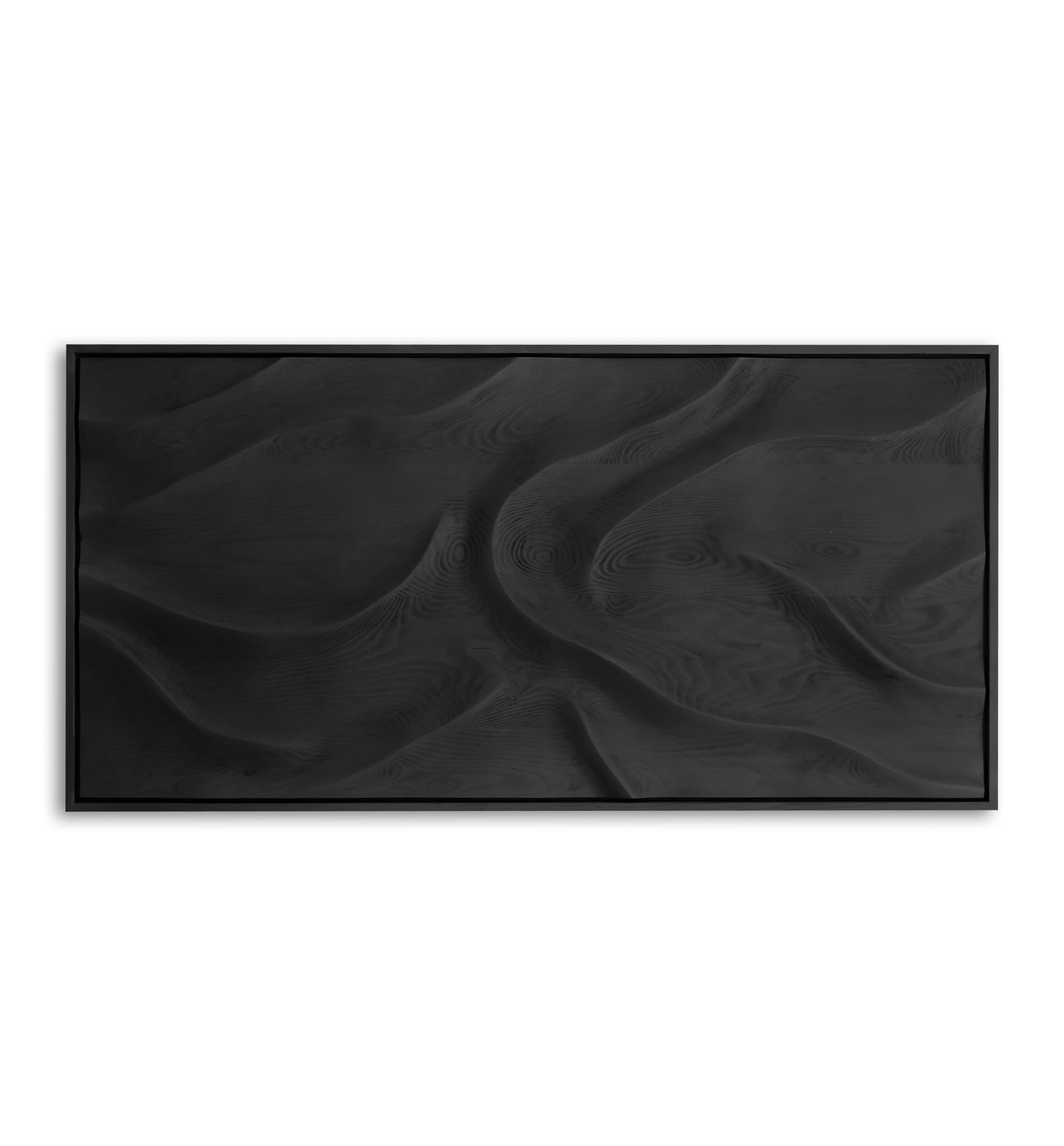 Black Wave | Premium Wood Handmade Wall Sculpture - Limited Edition