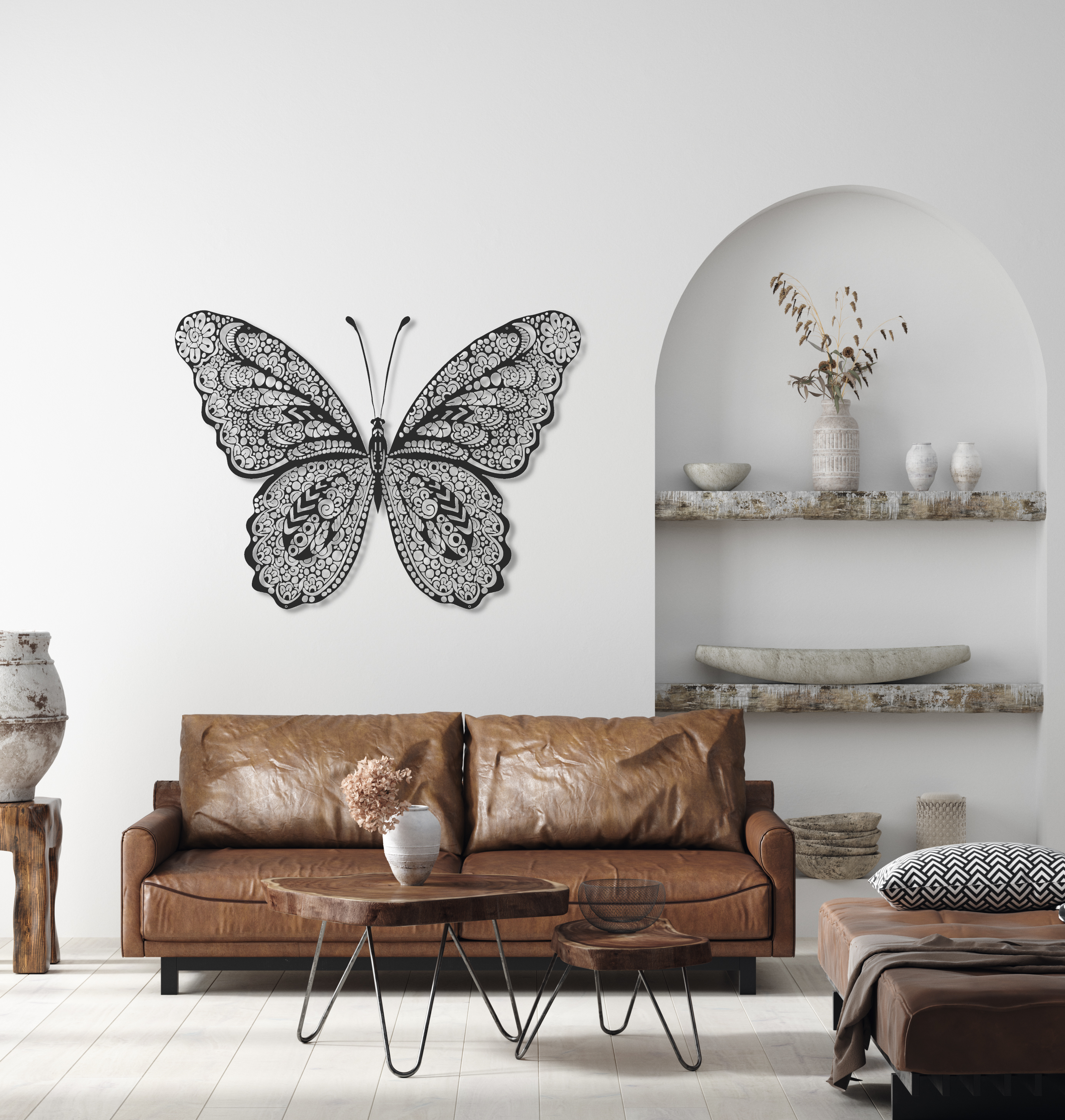 ・"Butterfly"・Premium Metal Wall Art - Limited Edition