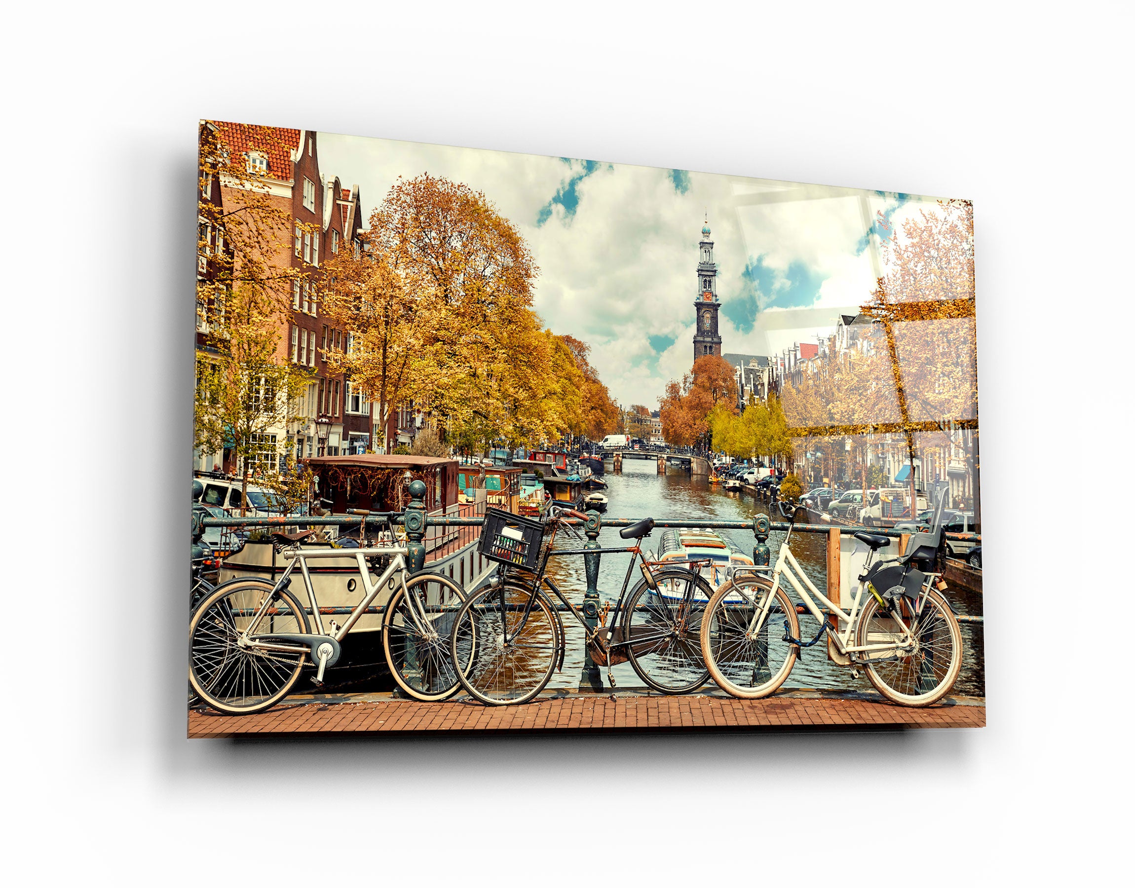 ・"Amsterdam"・Glass Wall Art