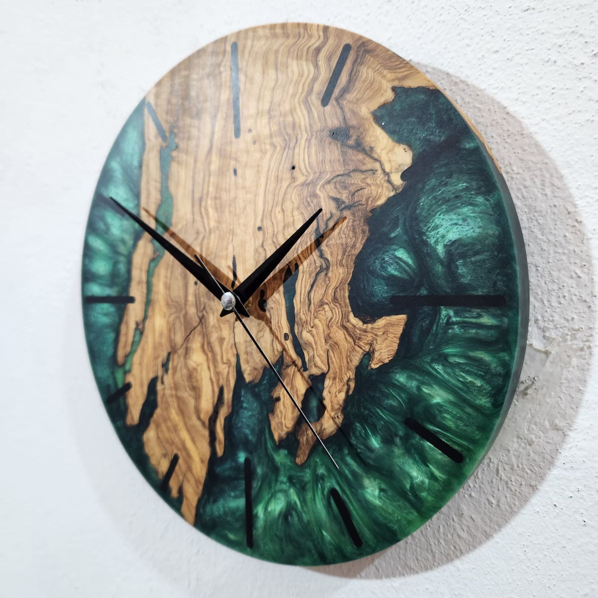 Green Forest Timekeeper | Premium Handmade Wall Clocks