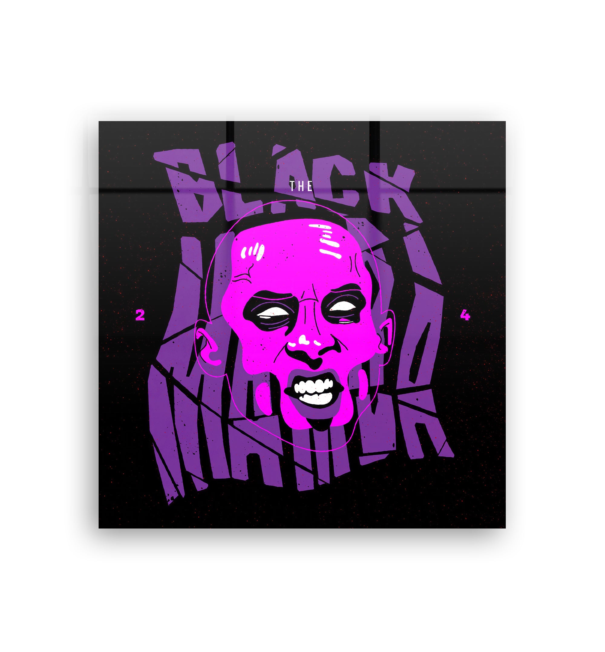 ・„The Black Mamba 24“・<tc>Glasbild</tc>