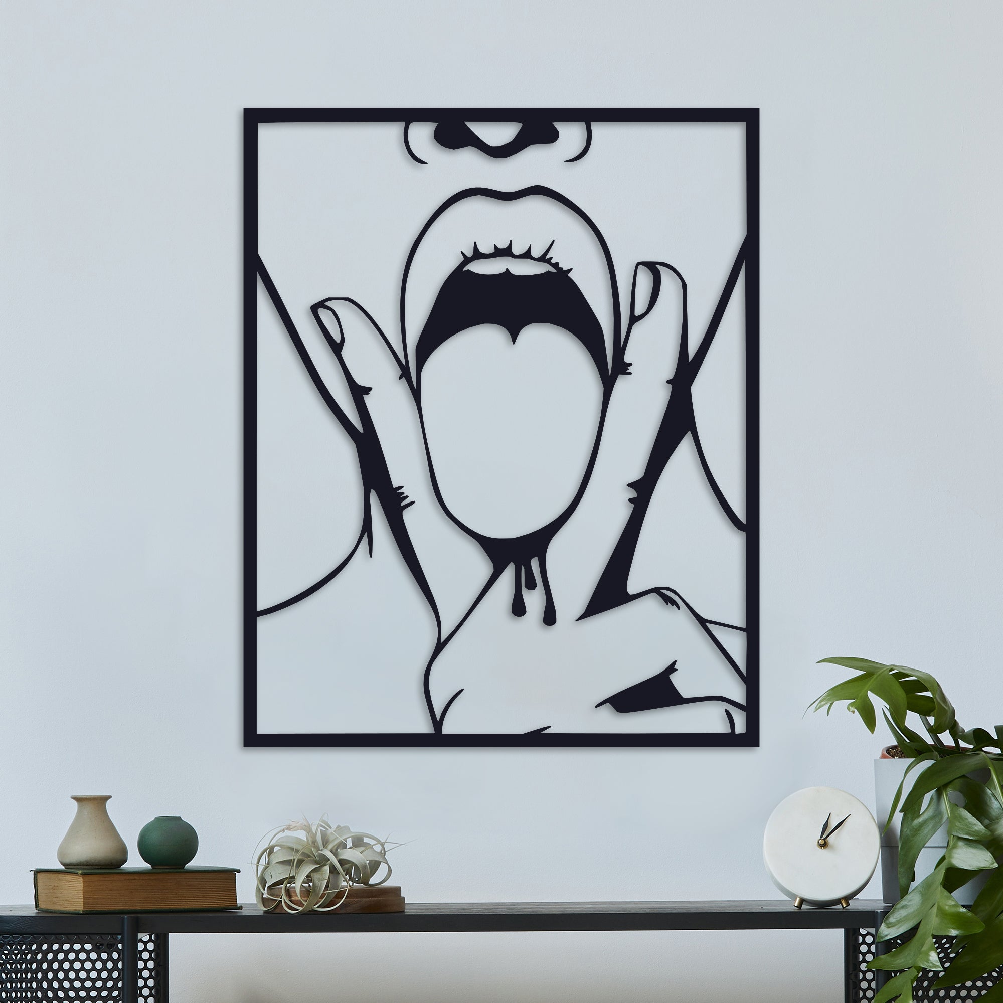 ・"V Tongue"・Premium Metal Wall Art - Limited Edition