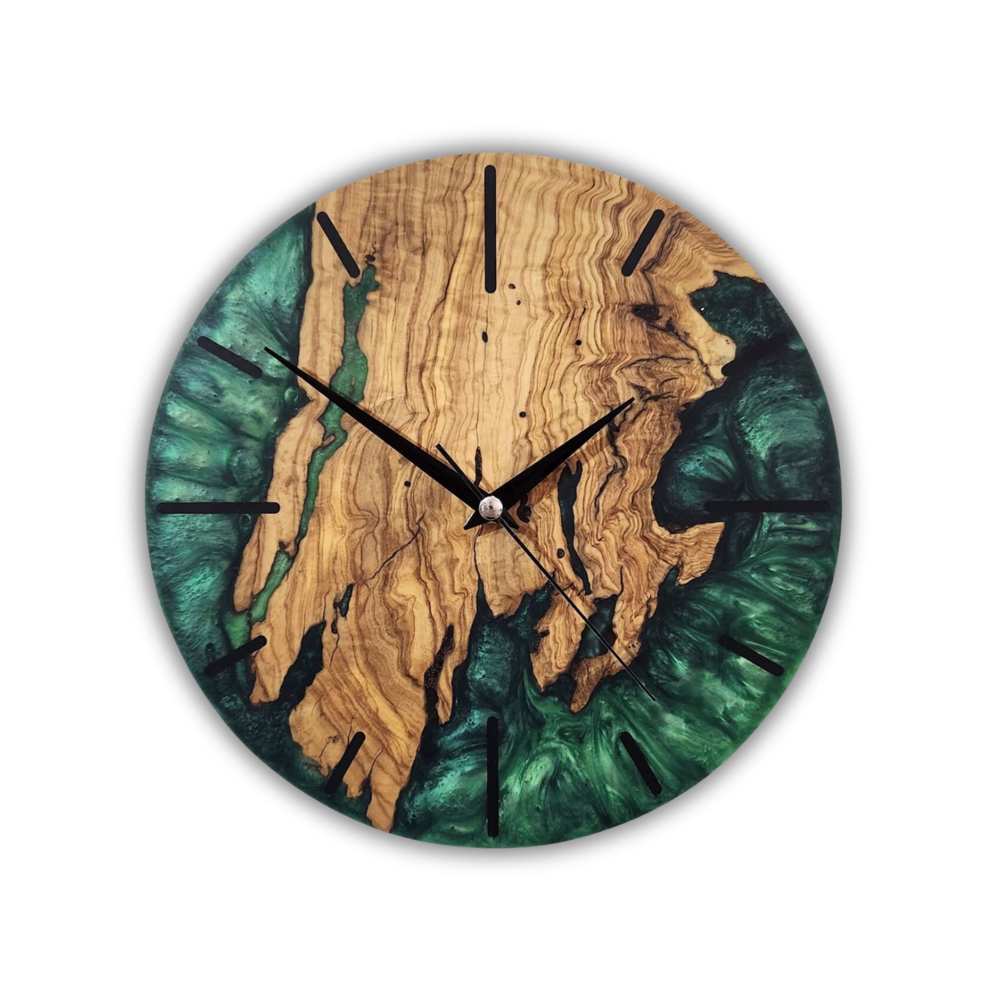 Green Forest Timekeeper | Premium Handmade Wall Clocks