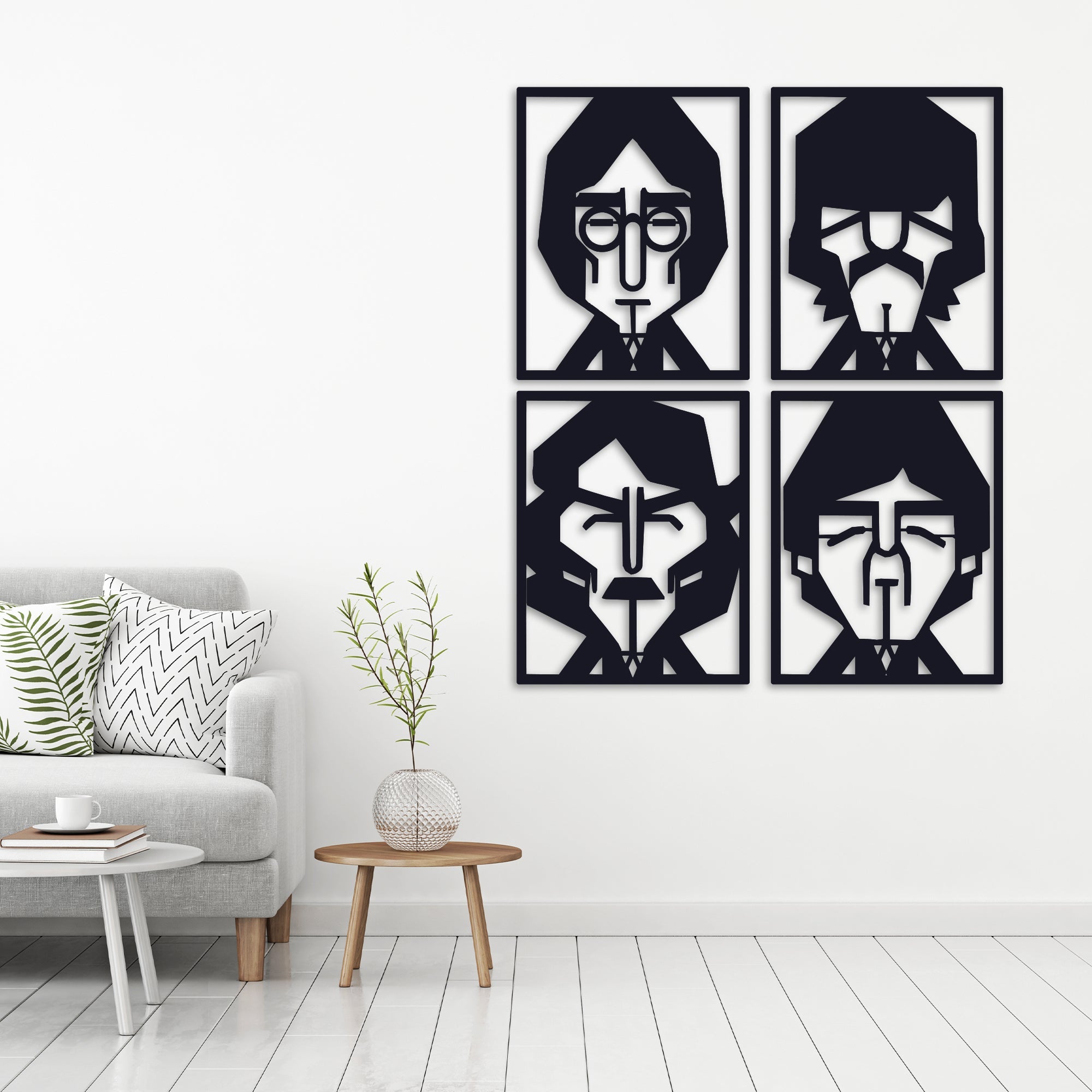 ・"The Beatles"・Premium Metal Wall Art - Limited Edition