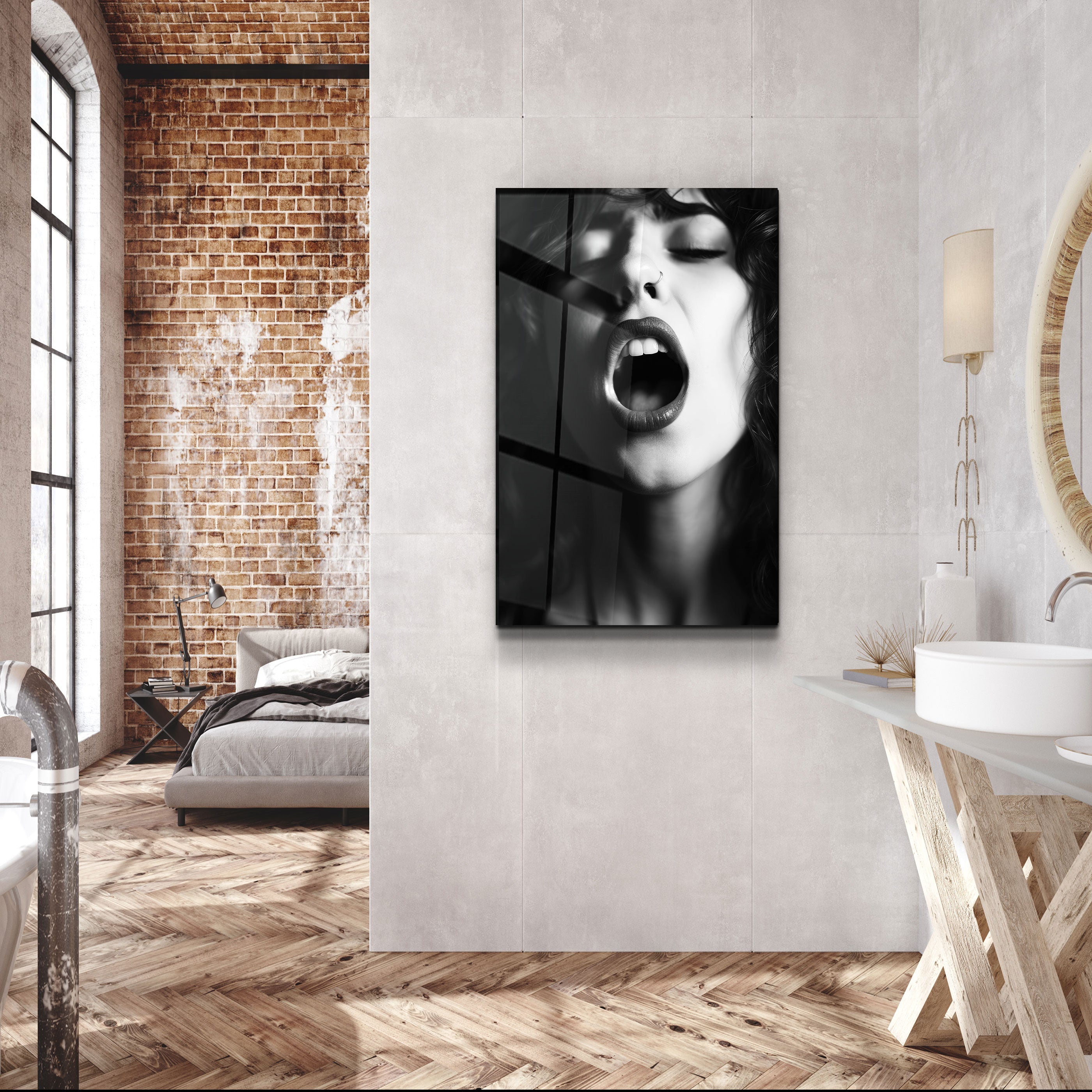 ・"Scream"・Designers Collection Glass Wall Art