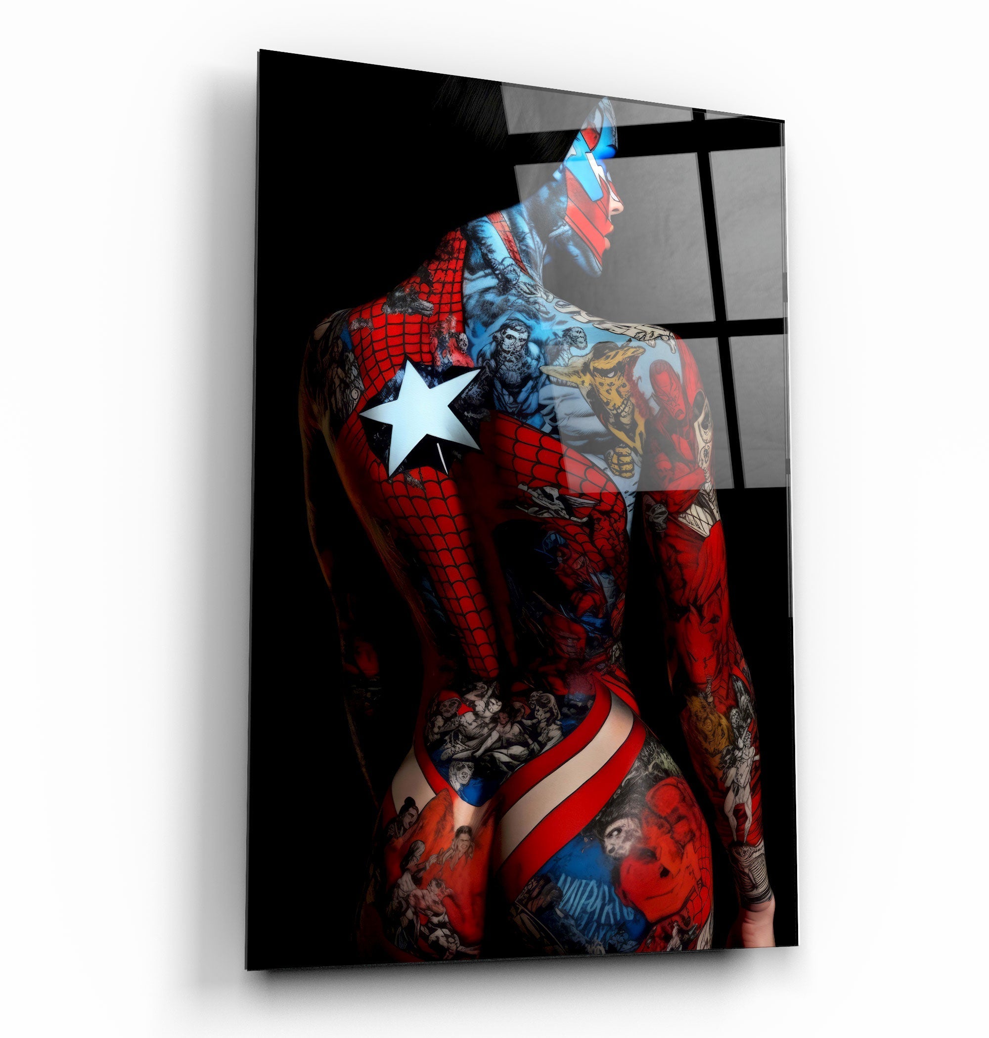 ・„Tattooed Body 2“・Designers Collection <tc>Glasbild</tc>