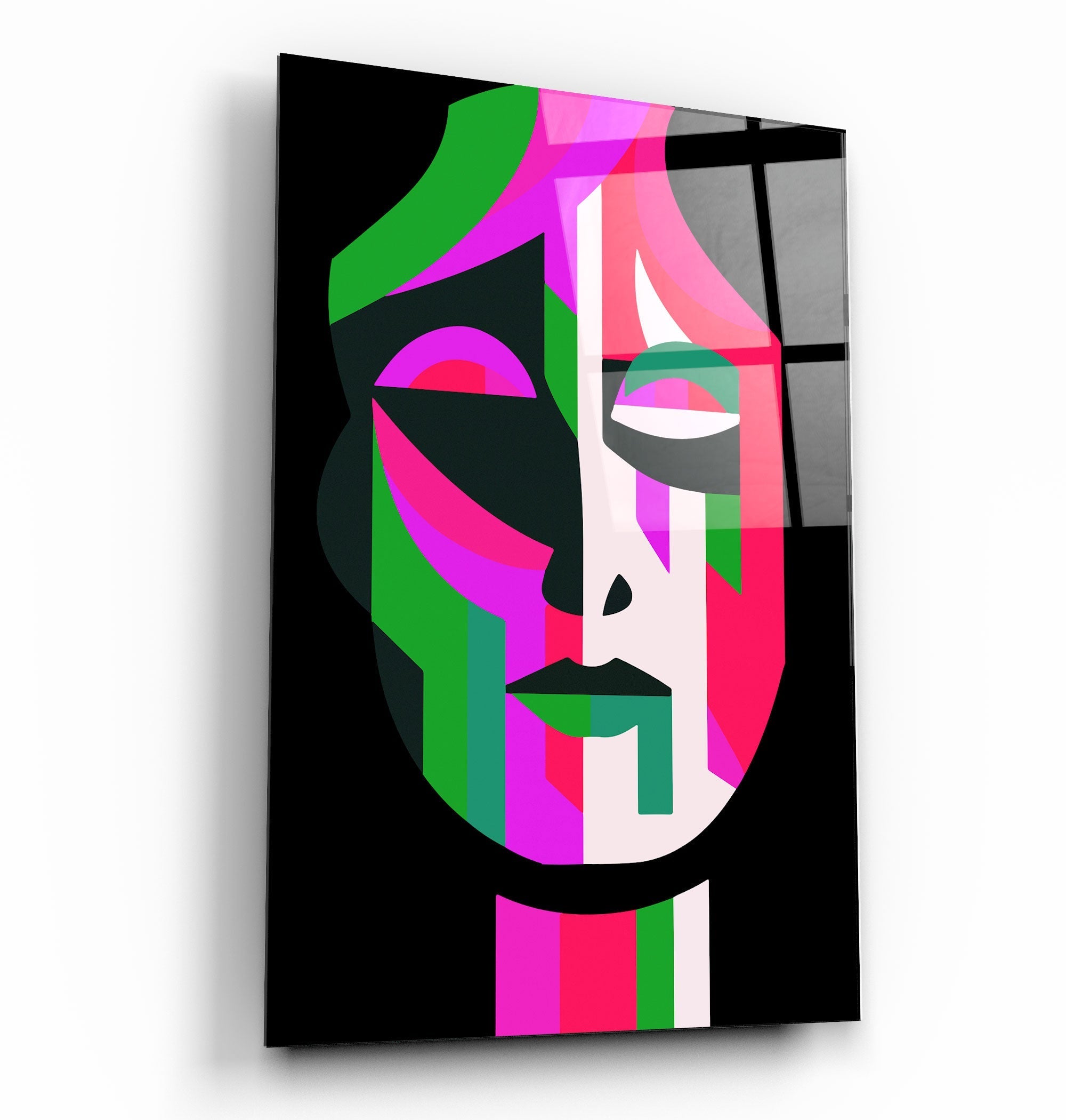 ・"The Face - Bauhaus"・Designer's Collection Glass Wall Art