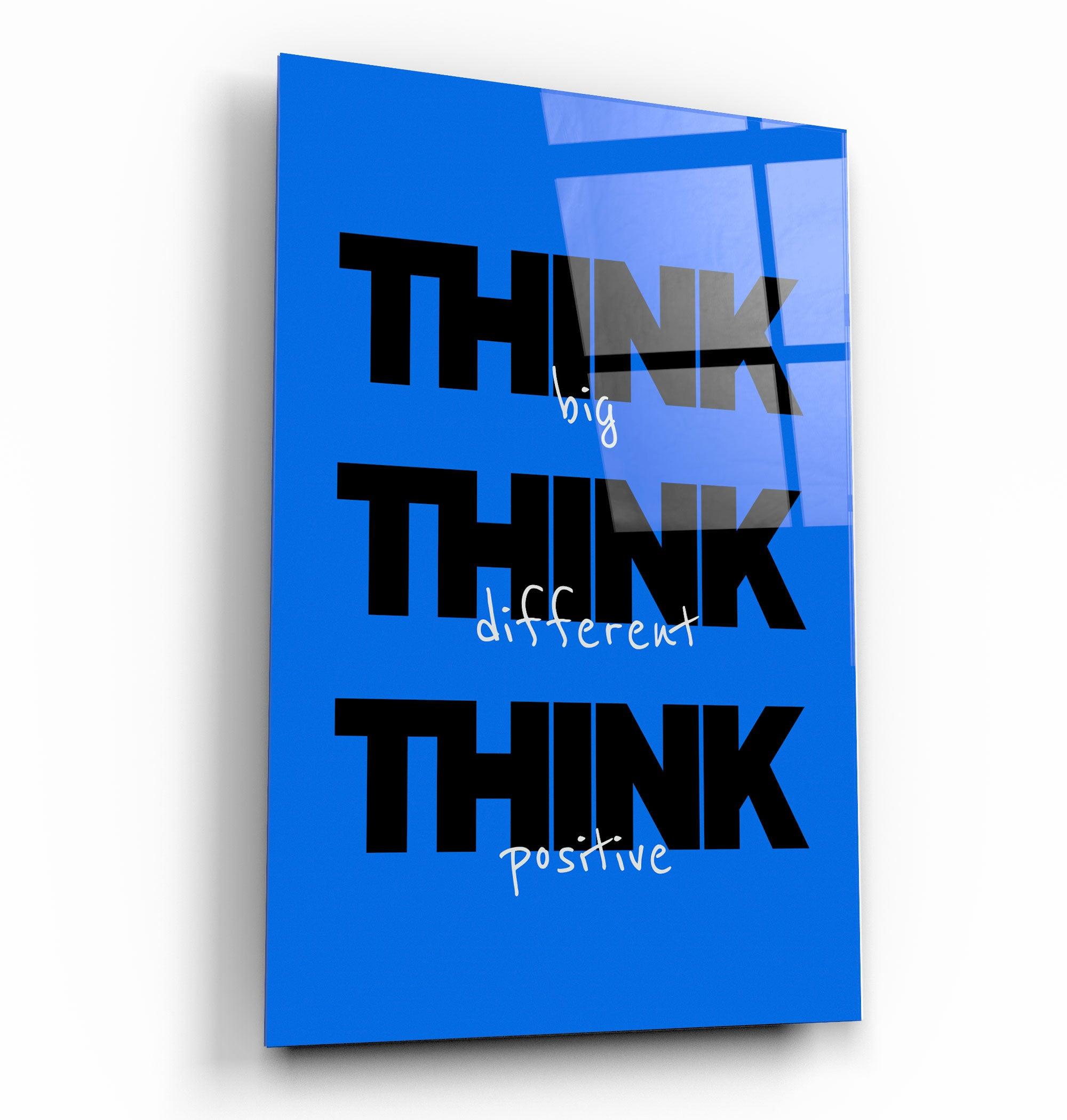 Think Big | Motivational Glass Wall Art - ArtDesigna Glass Printing Wall Art