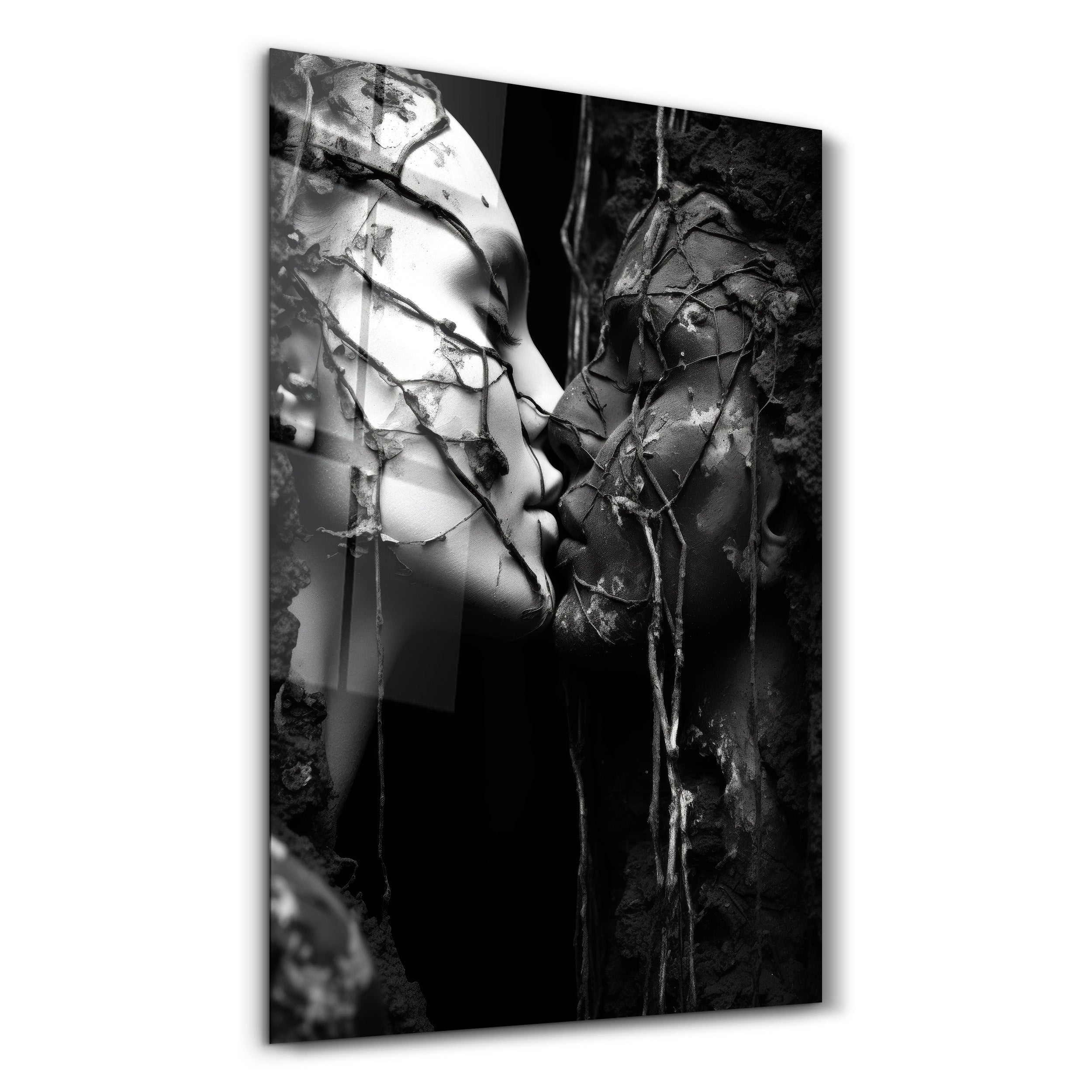 Kiss Me - Designers Collection Glass Wall Art