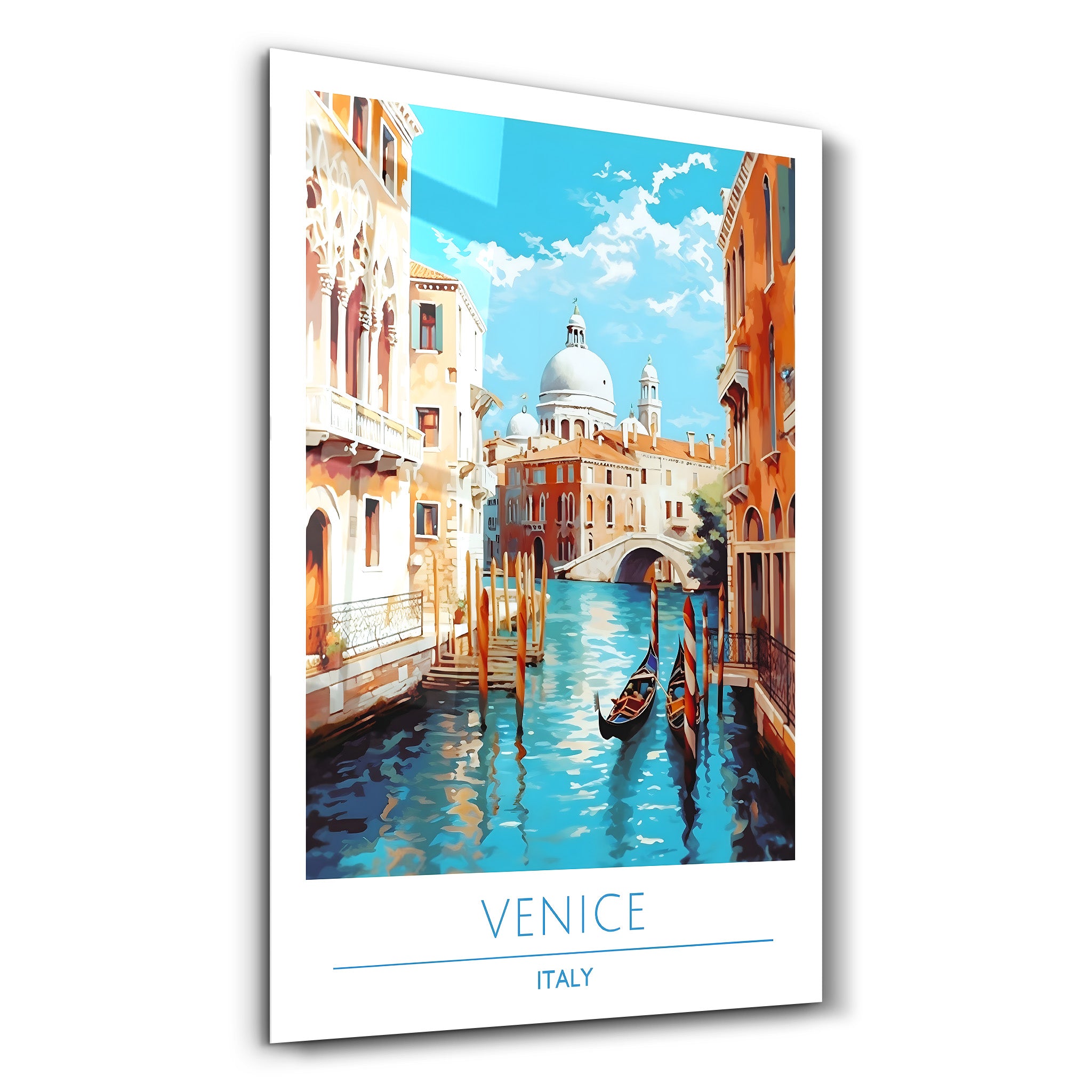 Venise Italie-Affiches de voyage | Art mural en verre