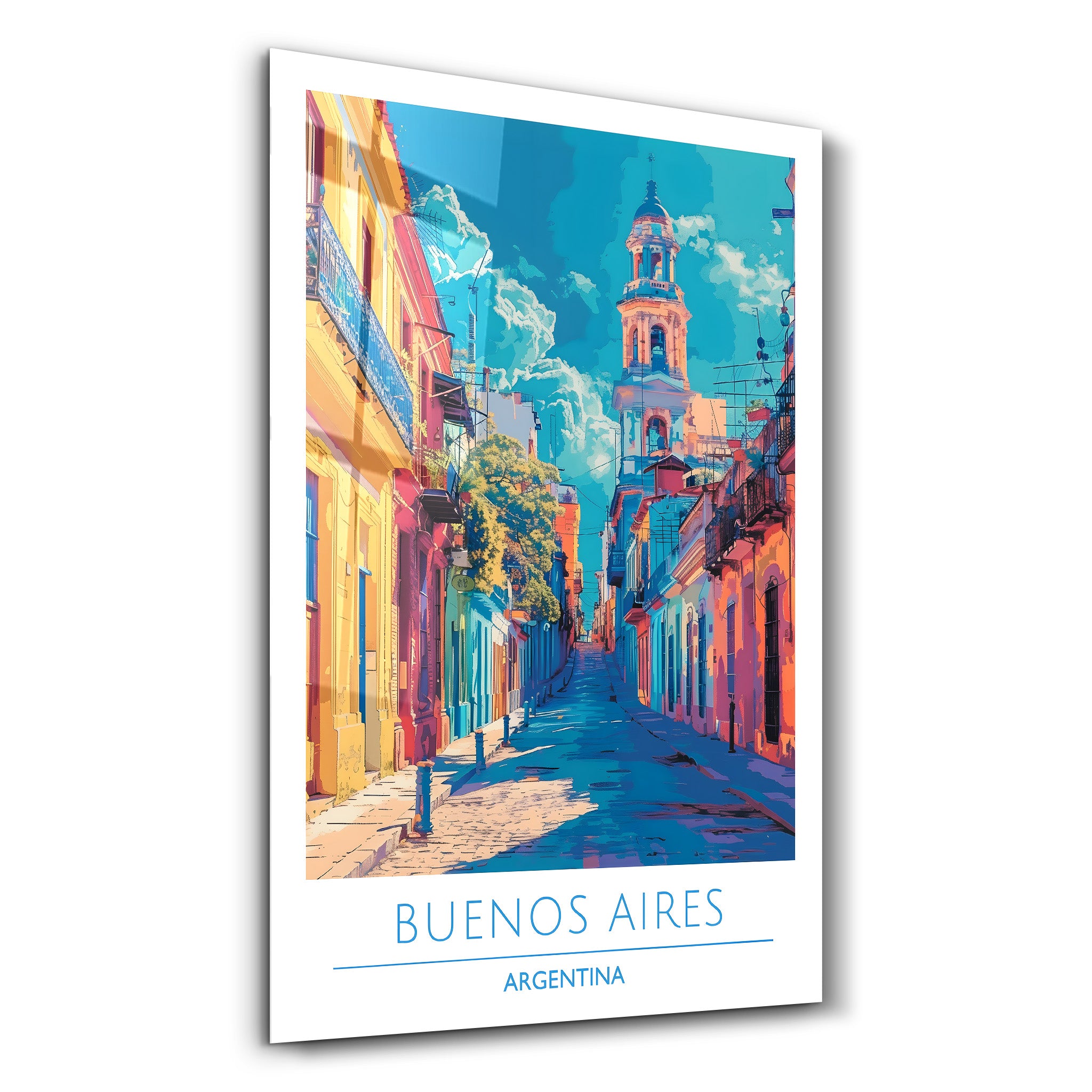 Buenos Aires Argentina-Travel Posters | Glass Wall Art