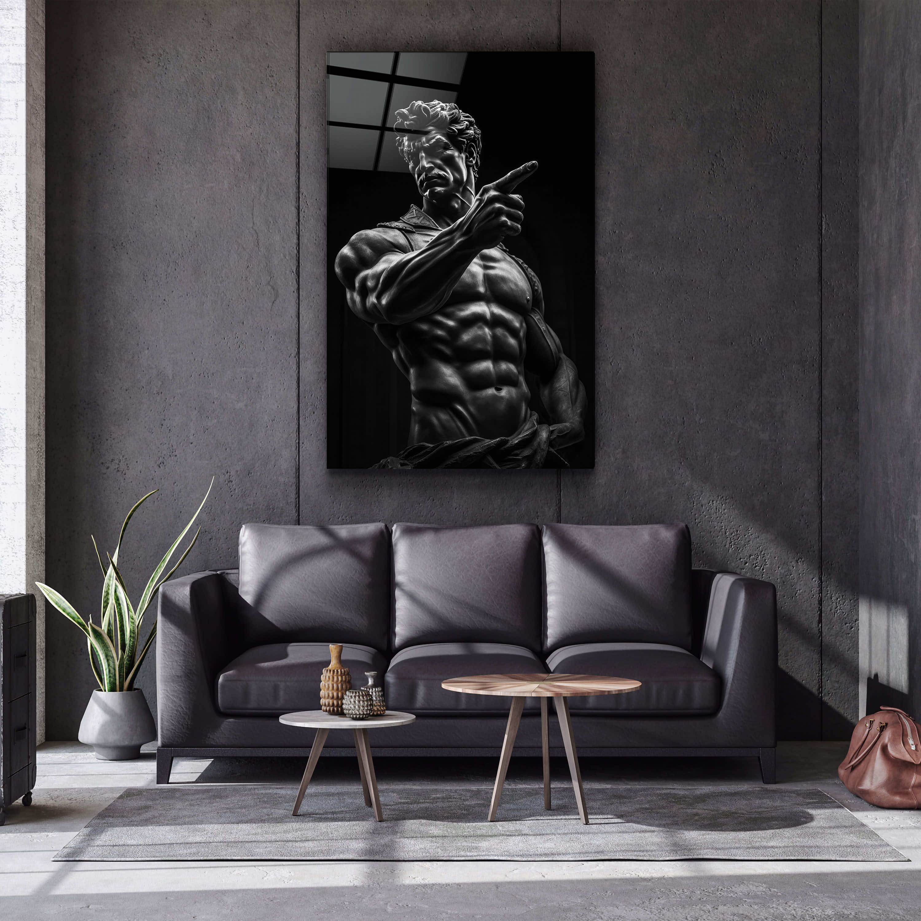 ・"Strong"・Art mural en verre de la collection Designers