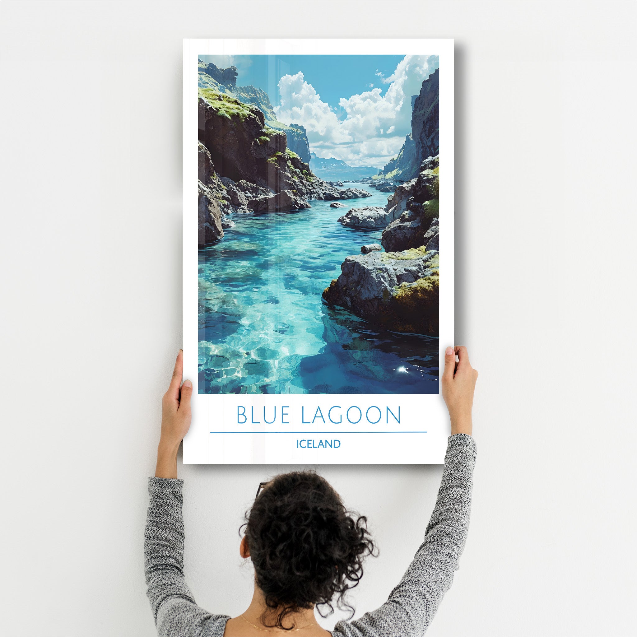 Blue Lagoon Iceland-Travel Posters | Glass Wall Art