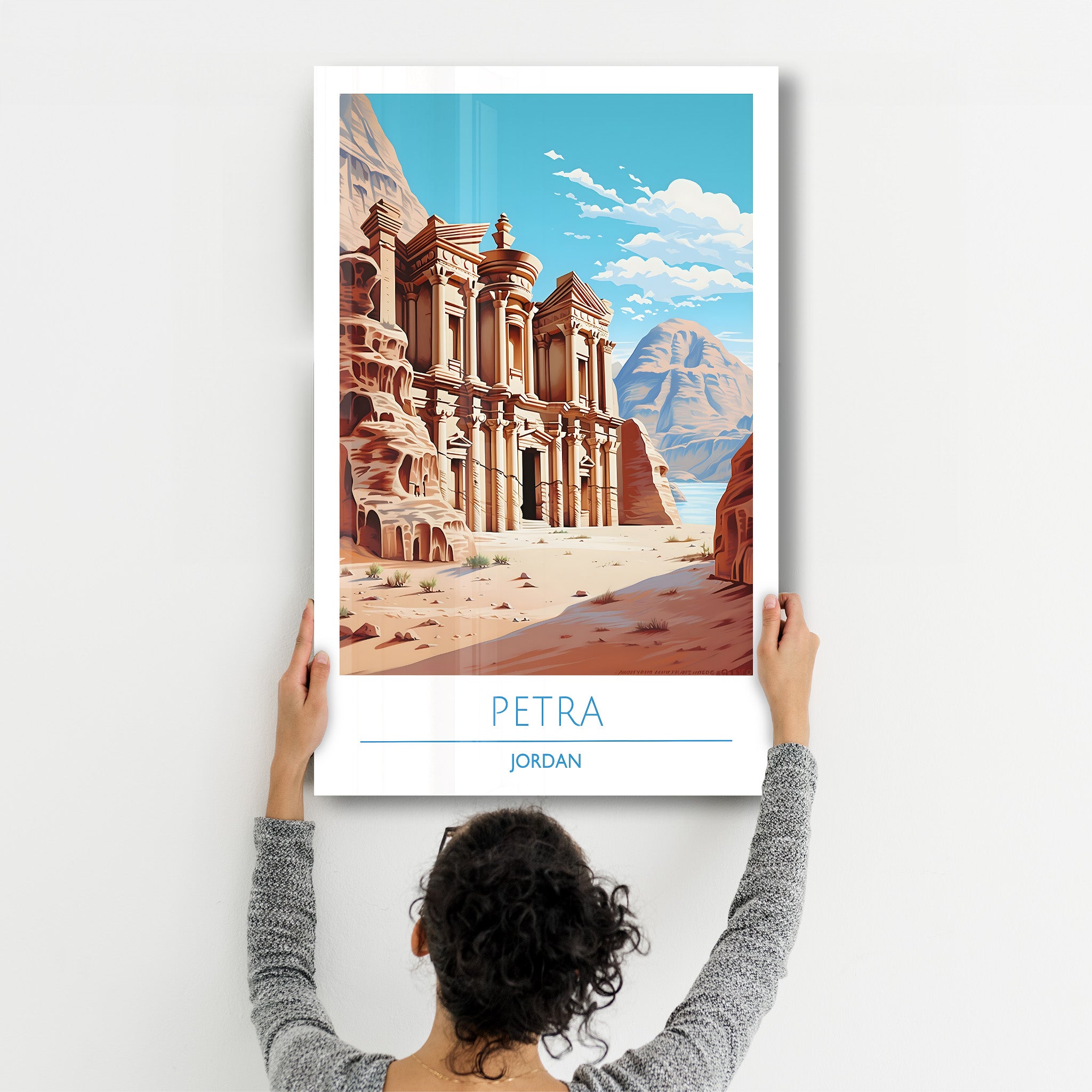 Petra Jordan-Travel Posters | Glass Wall Art