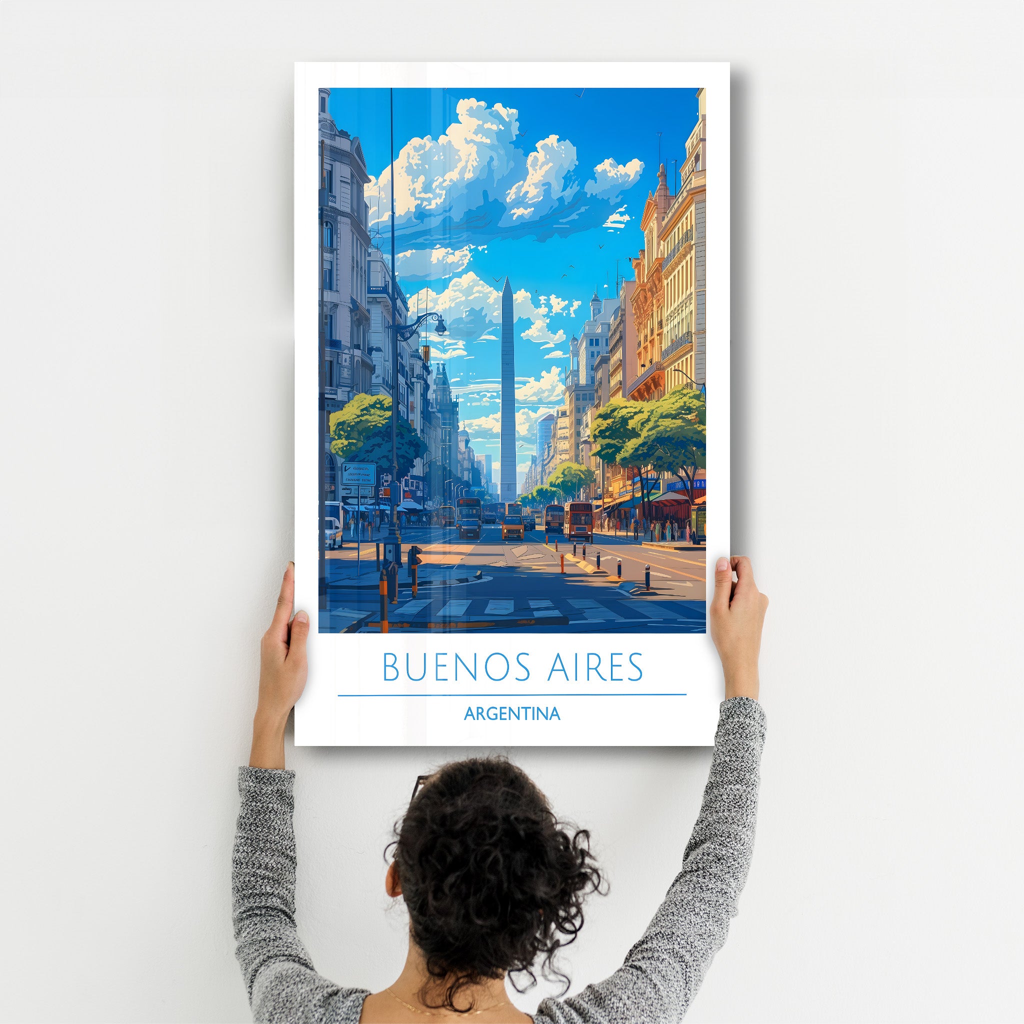 Buenos Aires Argentina-Travel Posters | Glass Wall Art