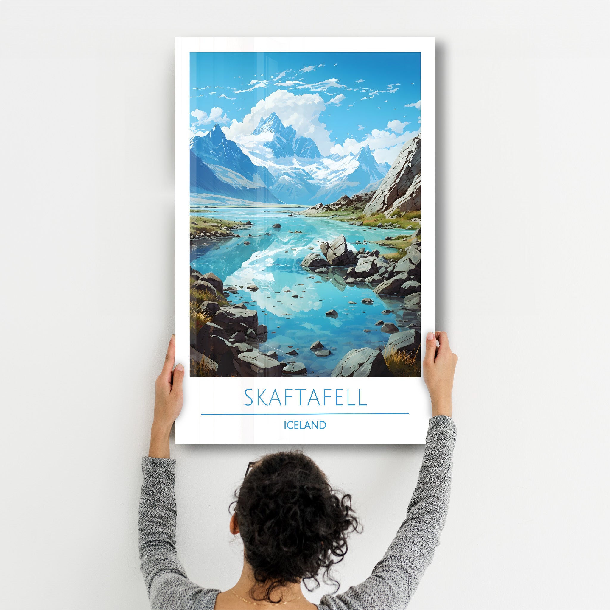 Skaftafell Iceland-Travel Posters | Glass Wall Art