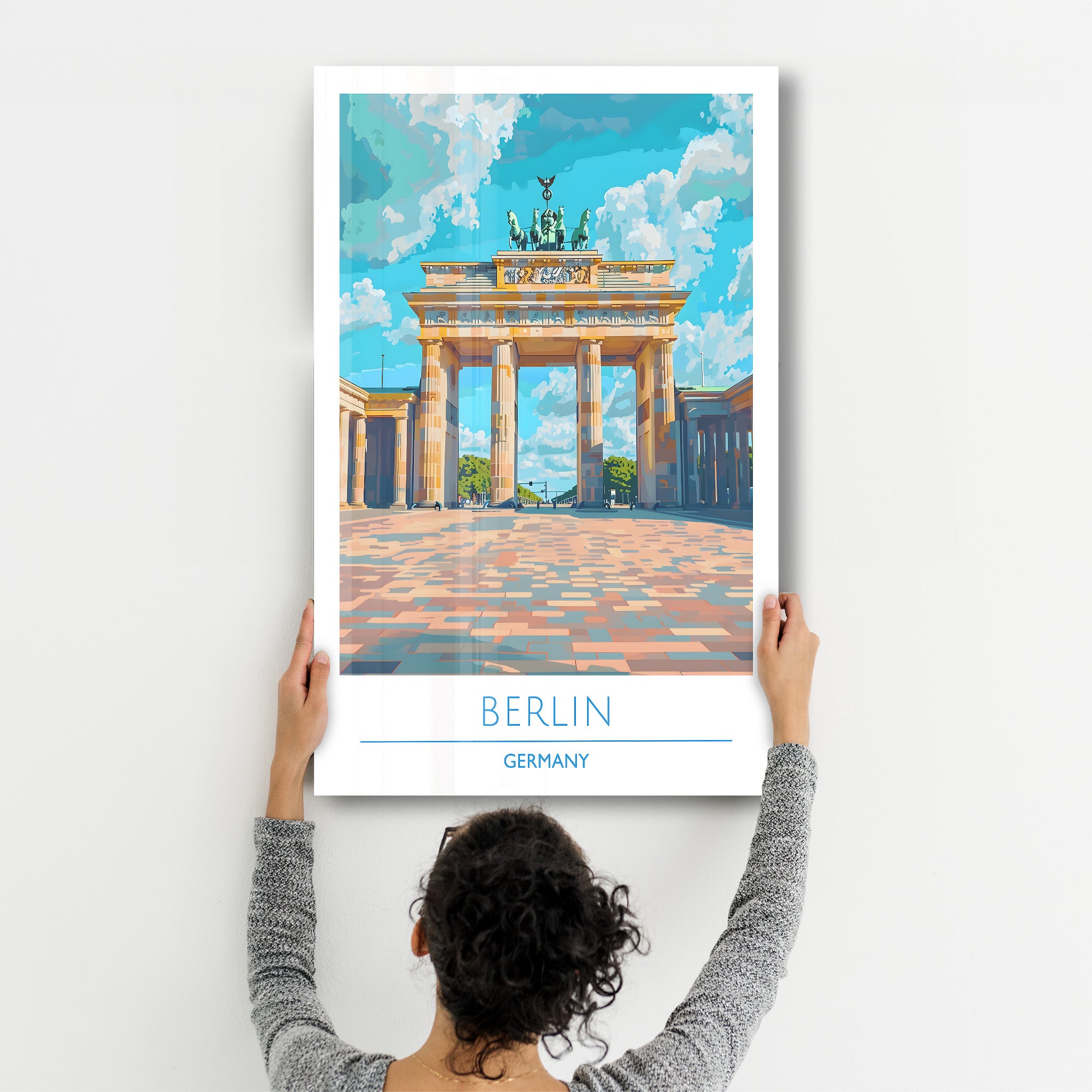 Berlin Allemagne-Affiches de voyage | Art mural en verre