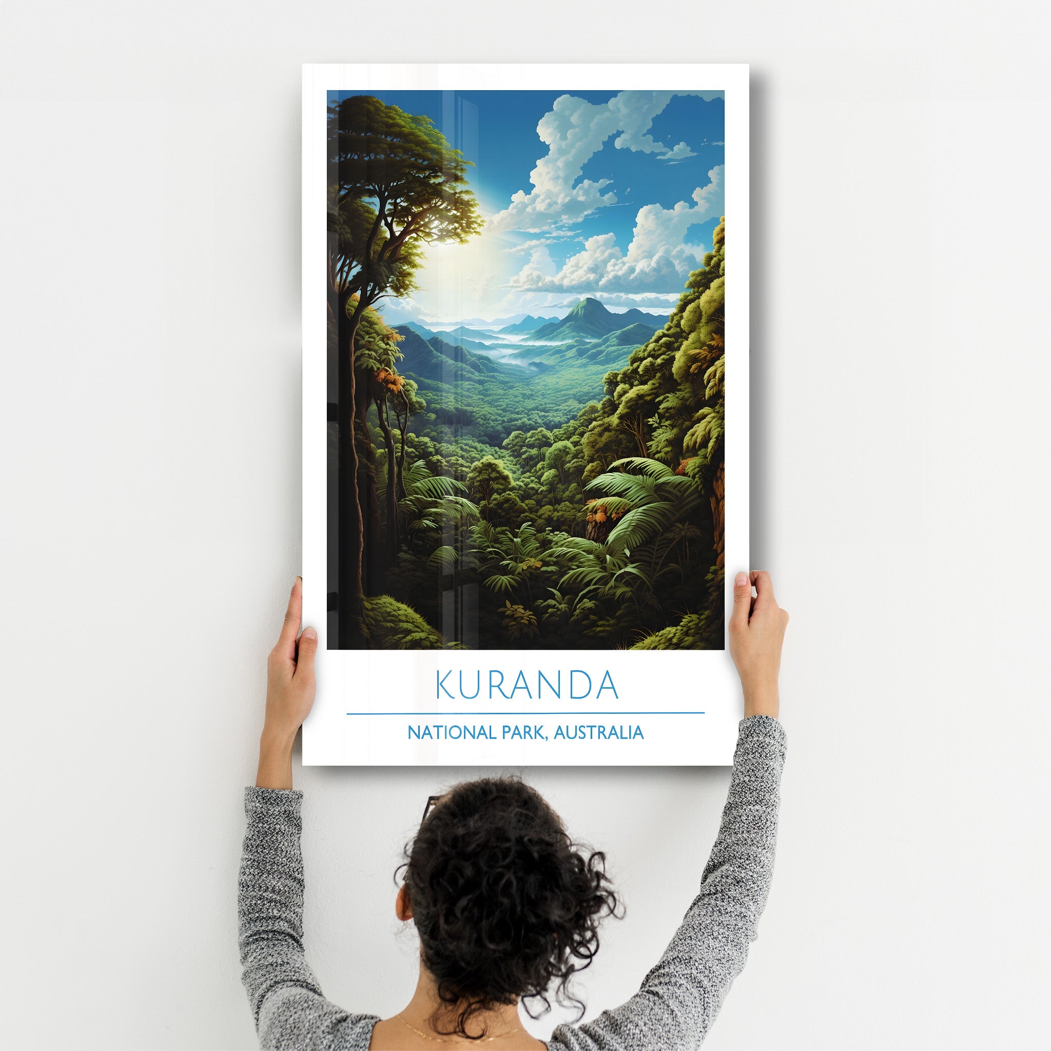 Kuranda-Nationalpark Australien-Reiseposter | <tc>Glasbild</tc>