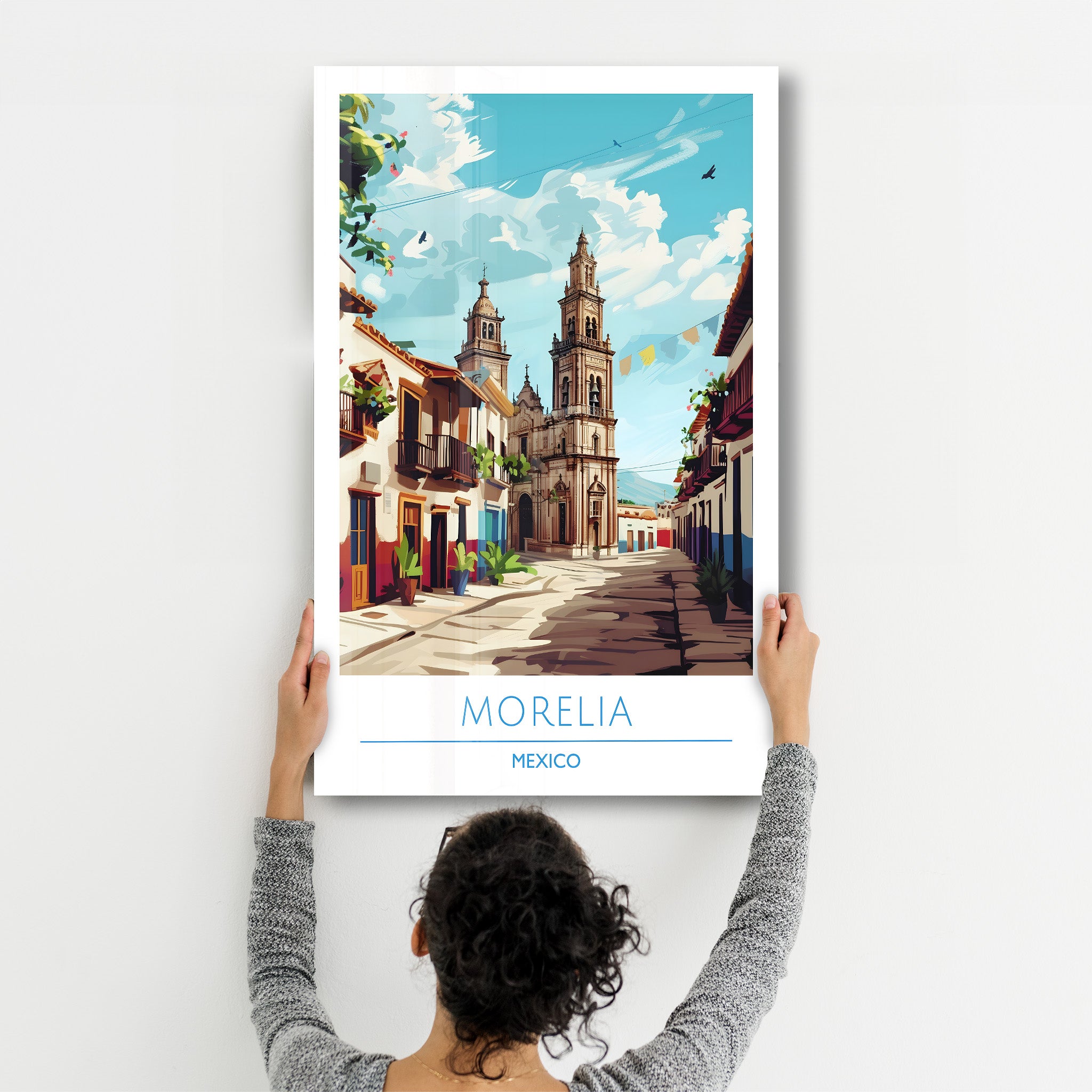 Moralia Mexiko-Reiseposter | <tc>Glasbild</tc>