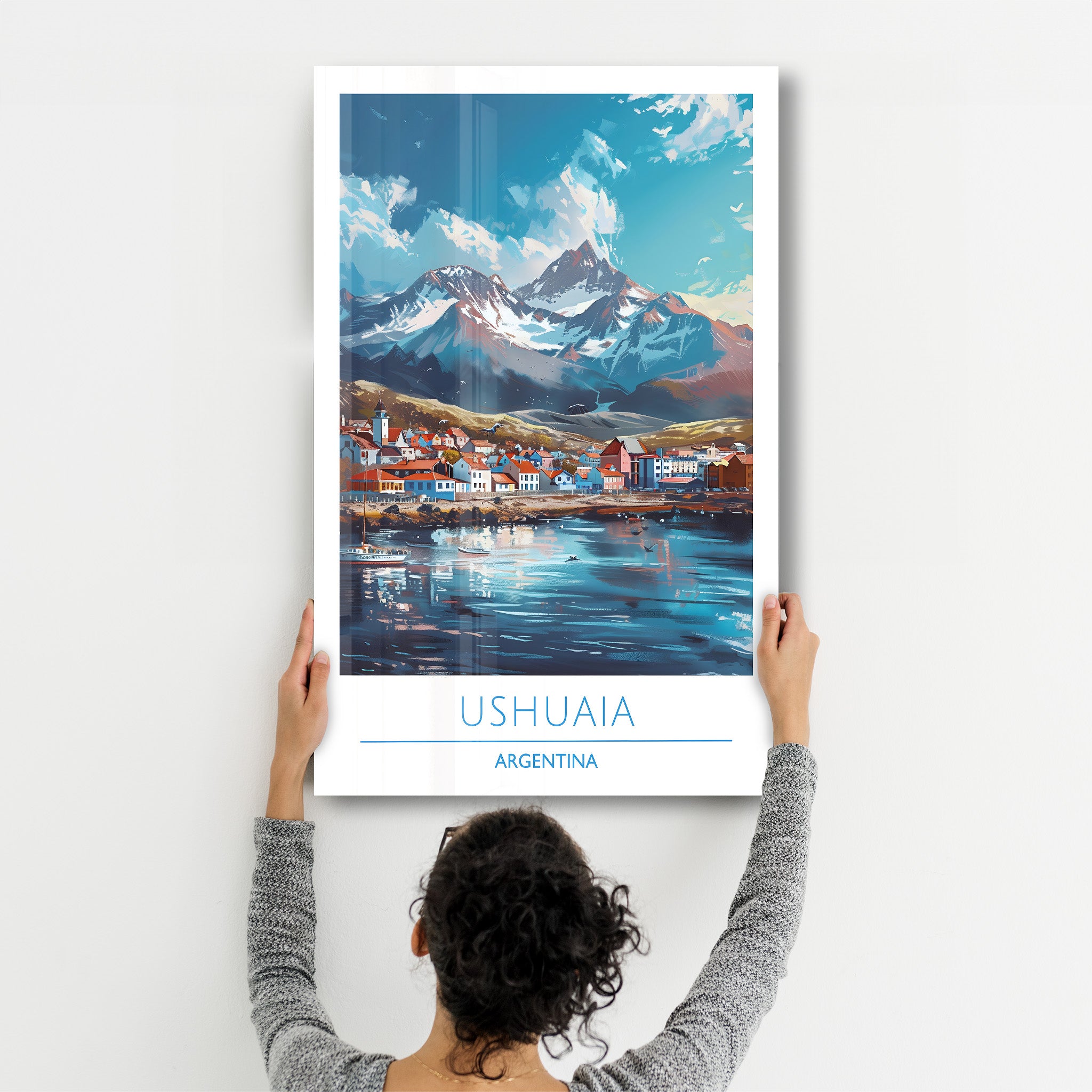 Ushuaia Argentine-Affiches de voyage | Art mural en verre