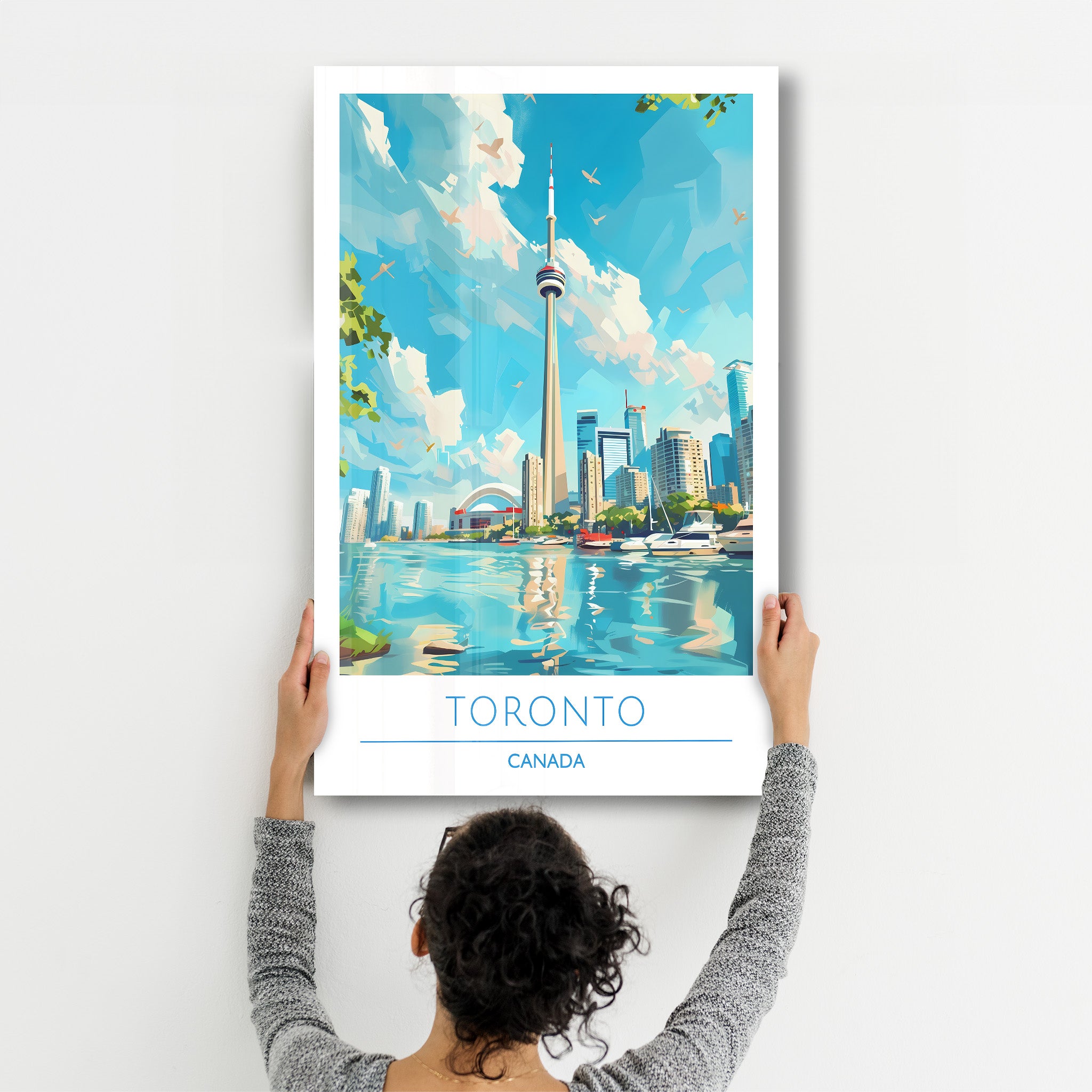 Toronto Canada-Travel Posters | Glass Wall Art