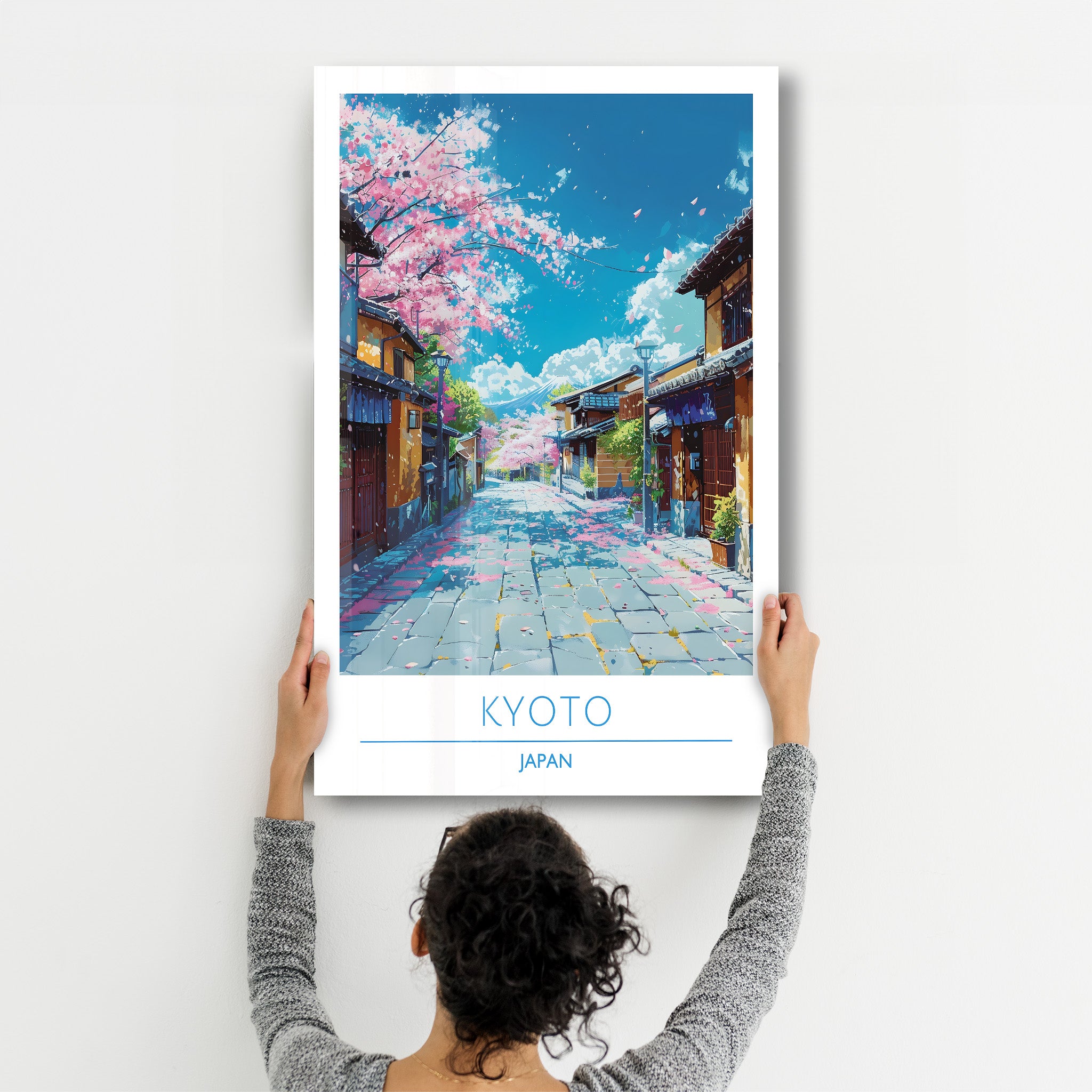 Kyoto Japan-Reiseposter | <tc>Glasbild</tc>