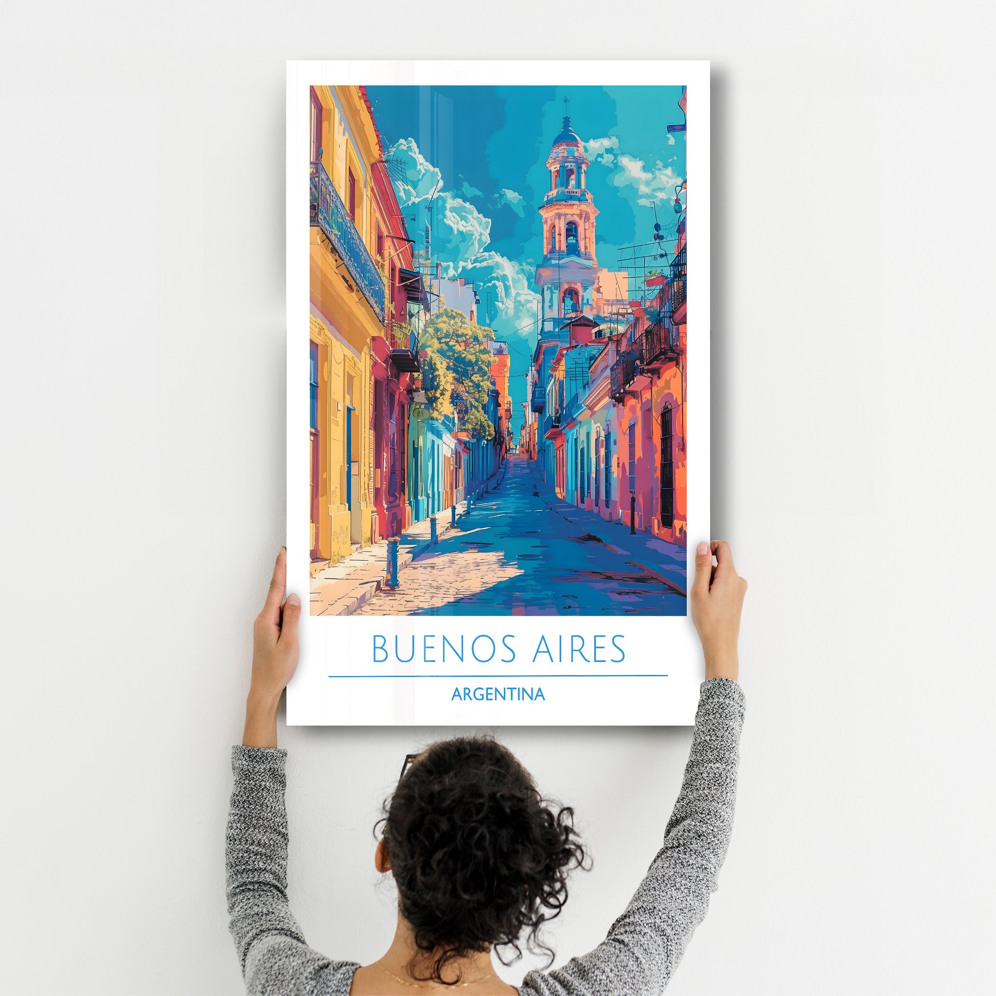 Buenos Aires Argentine-Affiches de voyage | Art mural en verre