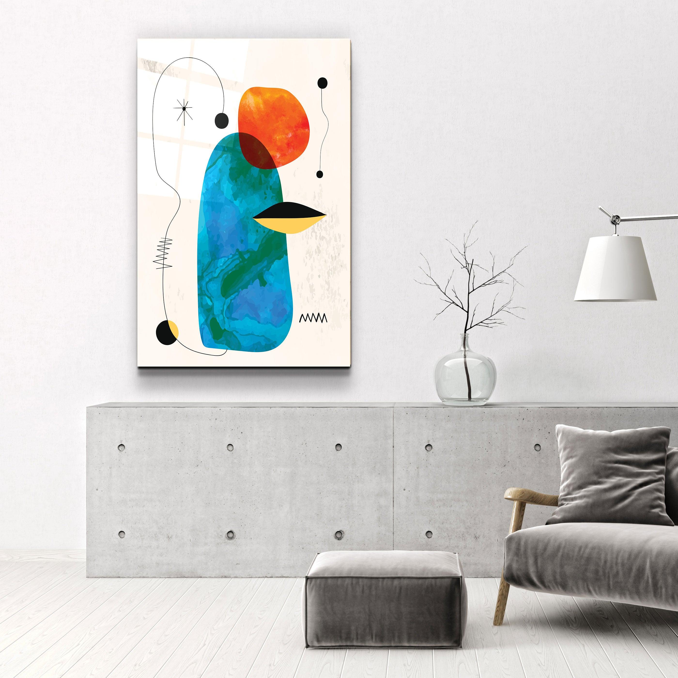 ・"Colorful Modern Shapes 1"・Glass Wall Art - ArtDesigna Glass Printing Wall Art