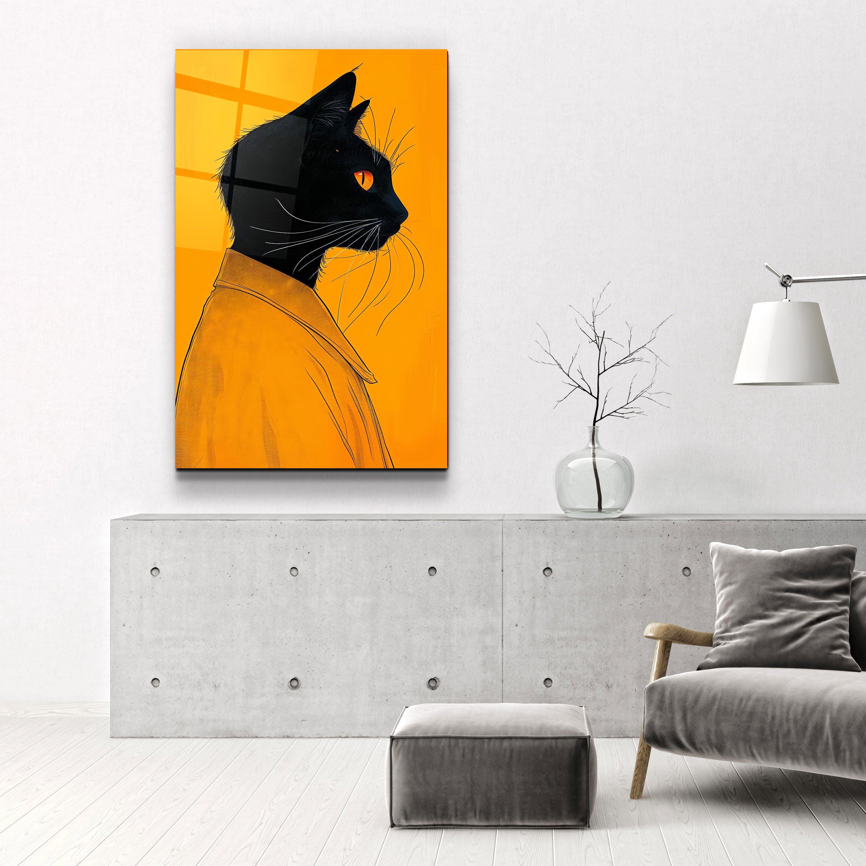 ・Cat・Designers Collection Glass Wall Art - ArtDesigna Glass Printing Wall Art