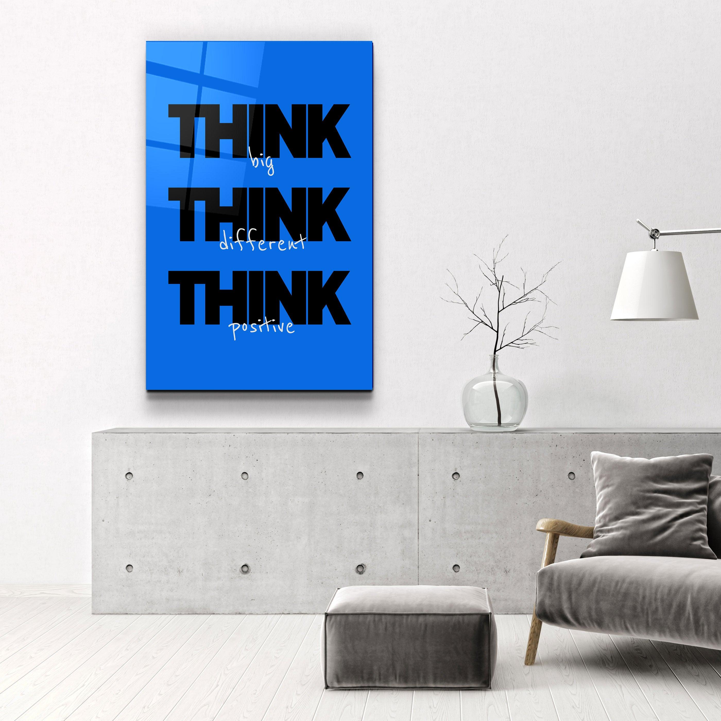 Think Big | Motivational Glass Wall Art - ArtDesigna Glass Printing Wall Art