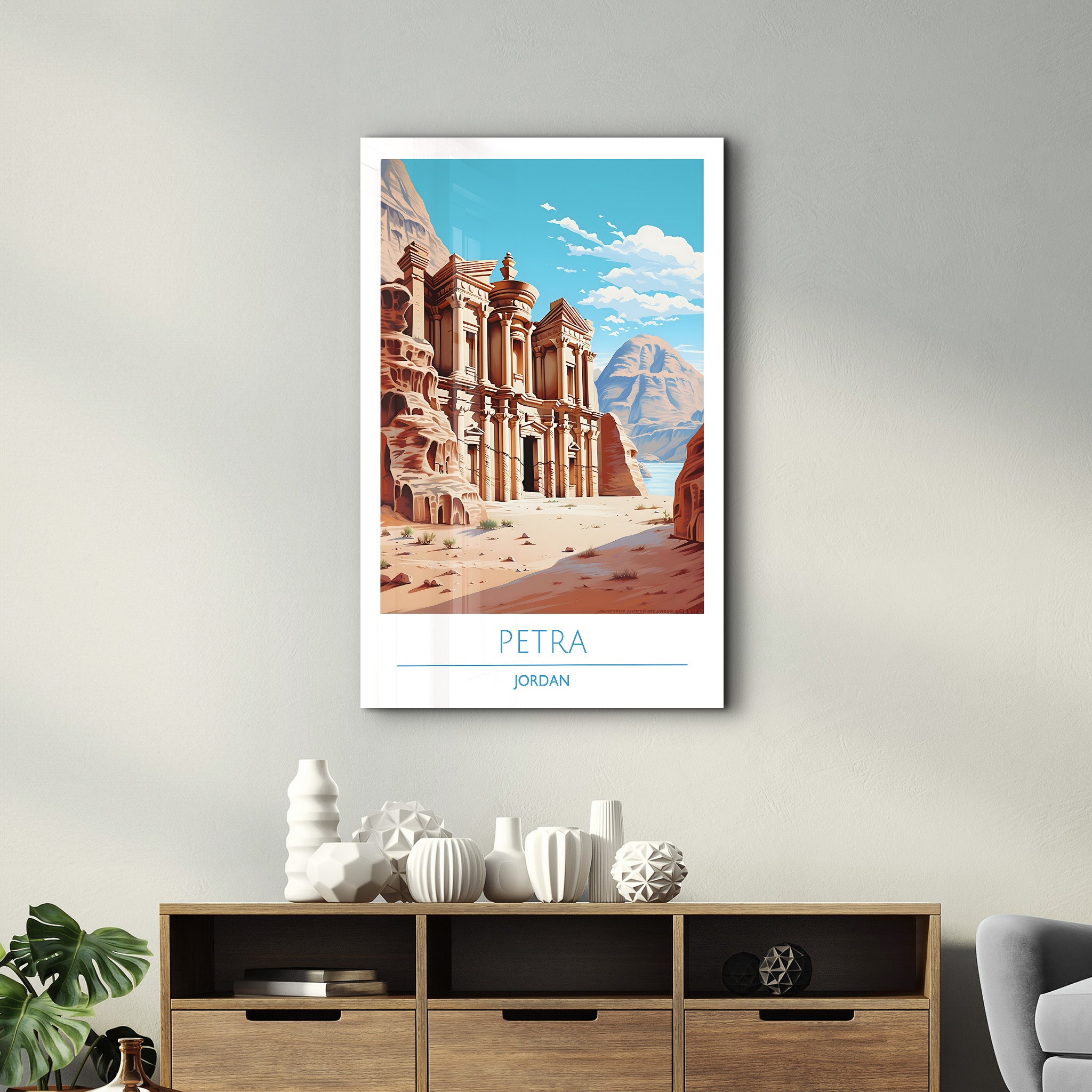 Petra Jordan-Affiches de voyage | Art mural en verre