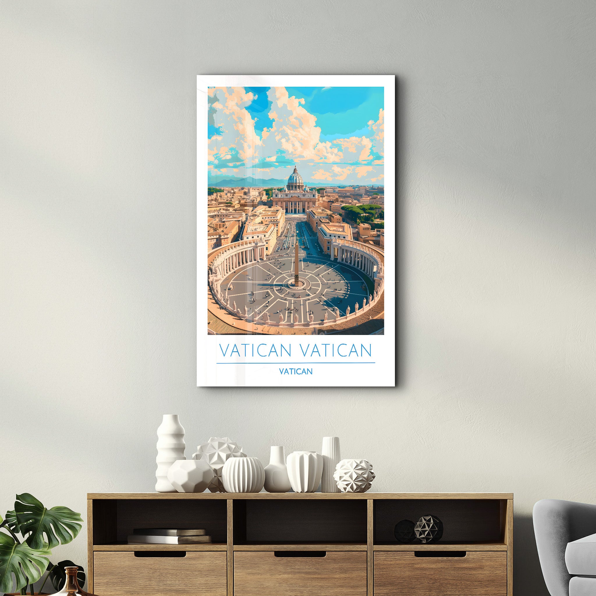 Vatican Vatican-Travel Posters | Glass Wall Art