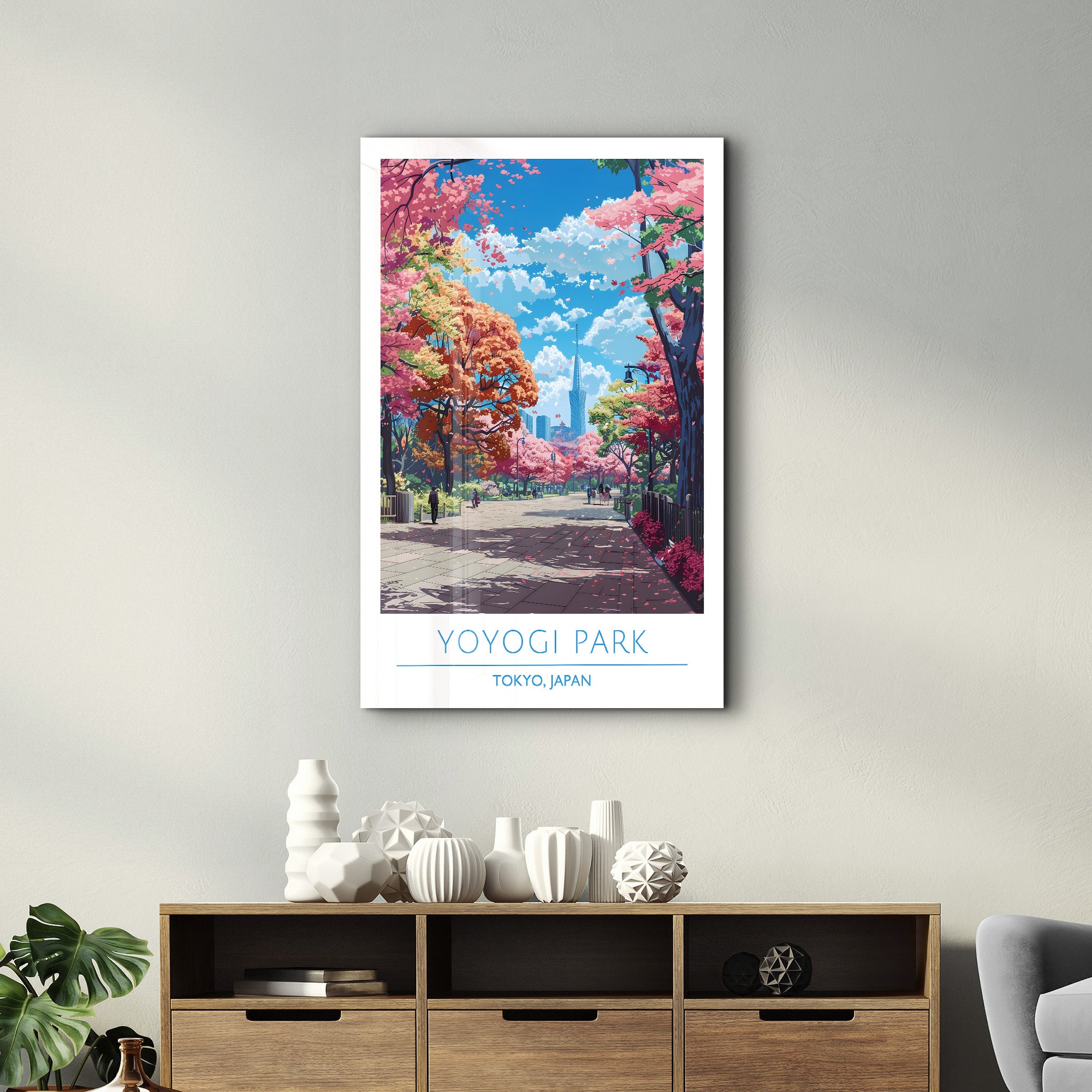 Yoyogi Park-Tokyo Japan-Travel Posters | Glass Wall Art