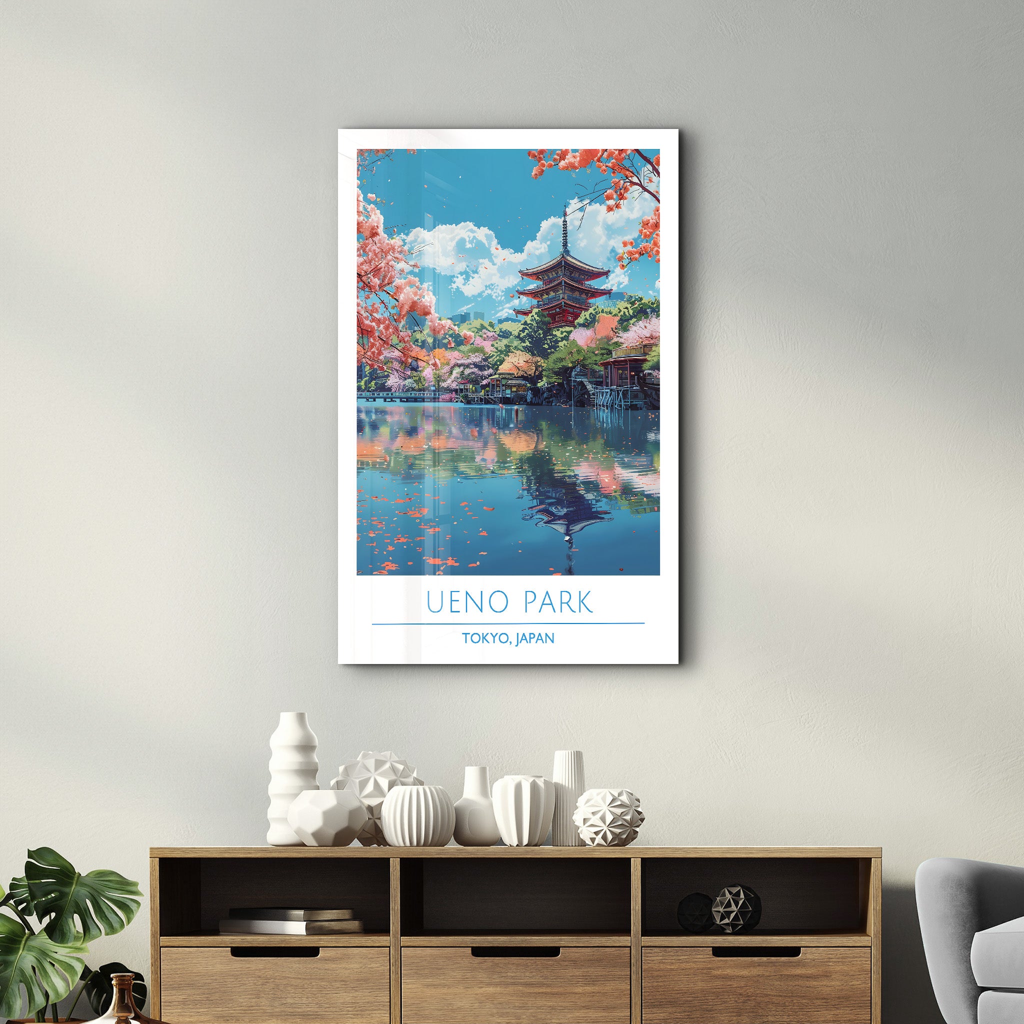 Ueno Park-Tokyo Japan-Travel Posters | Glass Wall Art