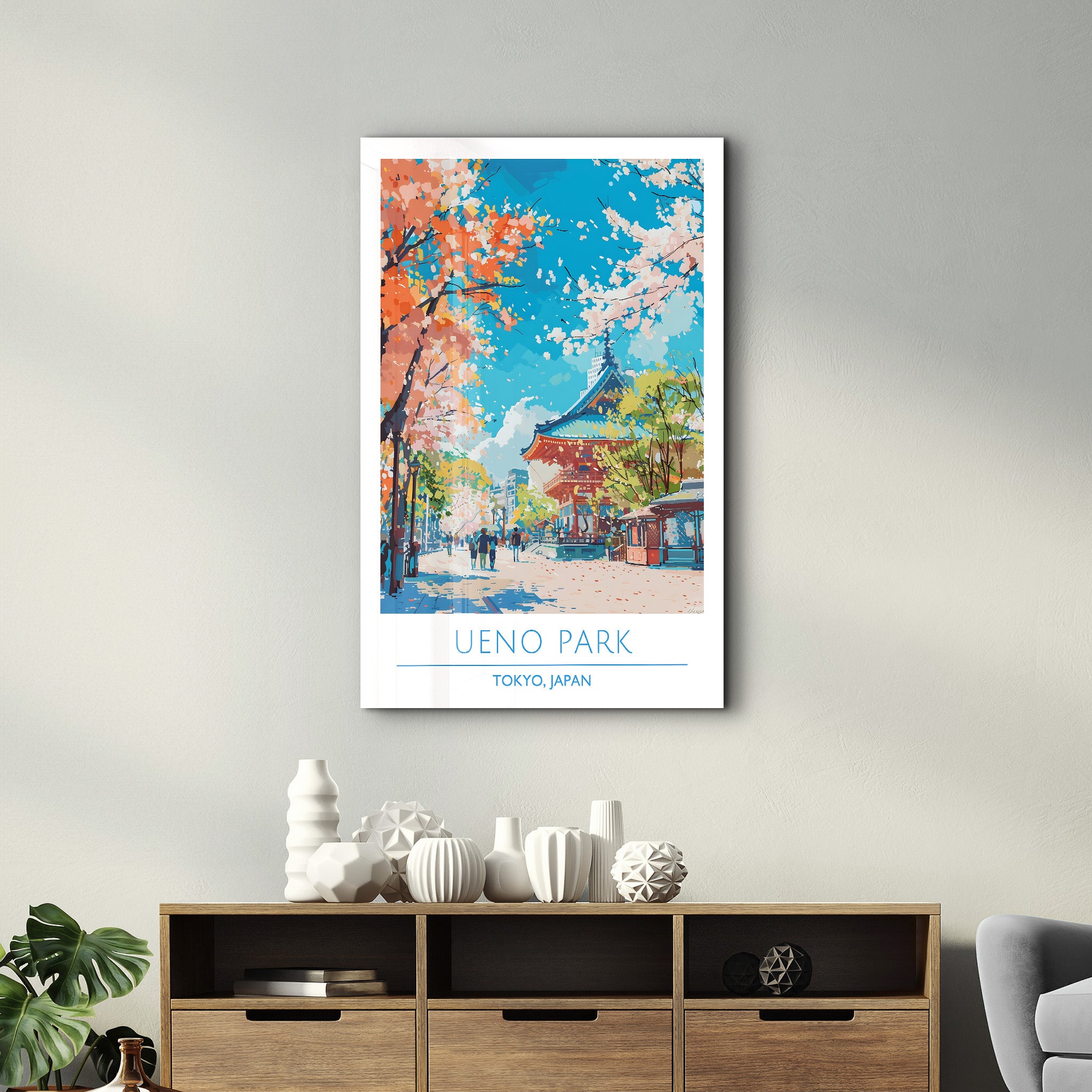 Ueno Park-Tokyo Japan-Travel Posters | Glass Wall Art