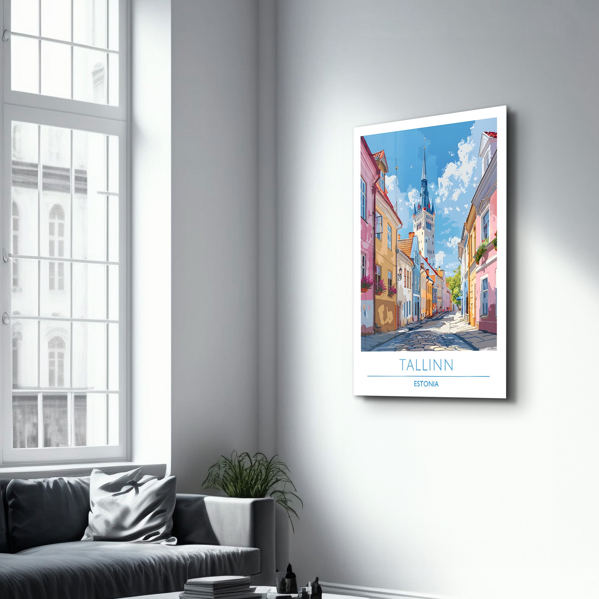 Talinn Estonia-Travel Posters | Glass Wall Art