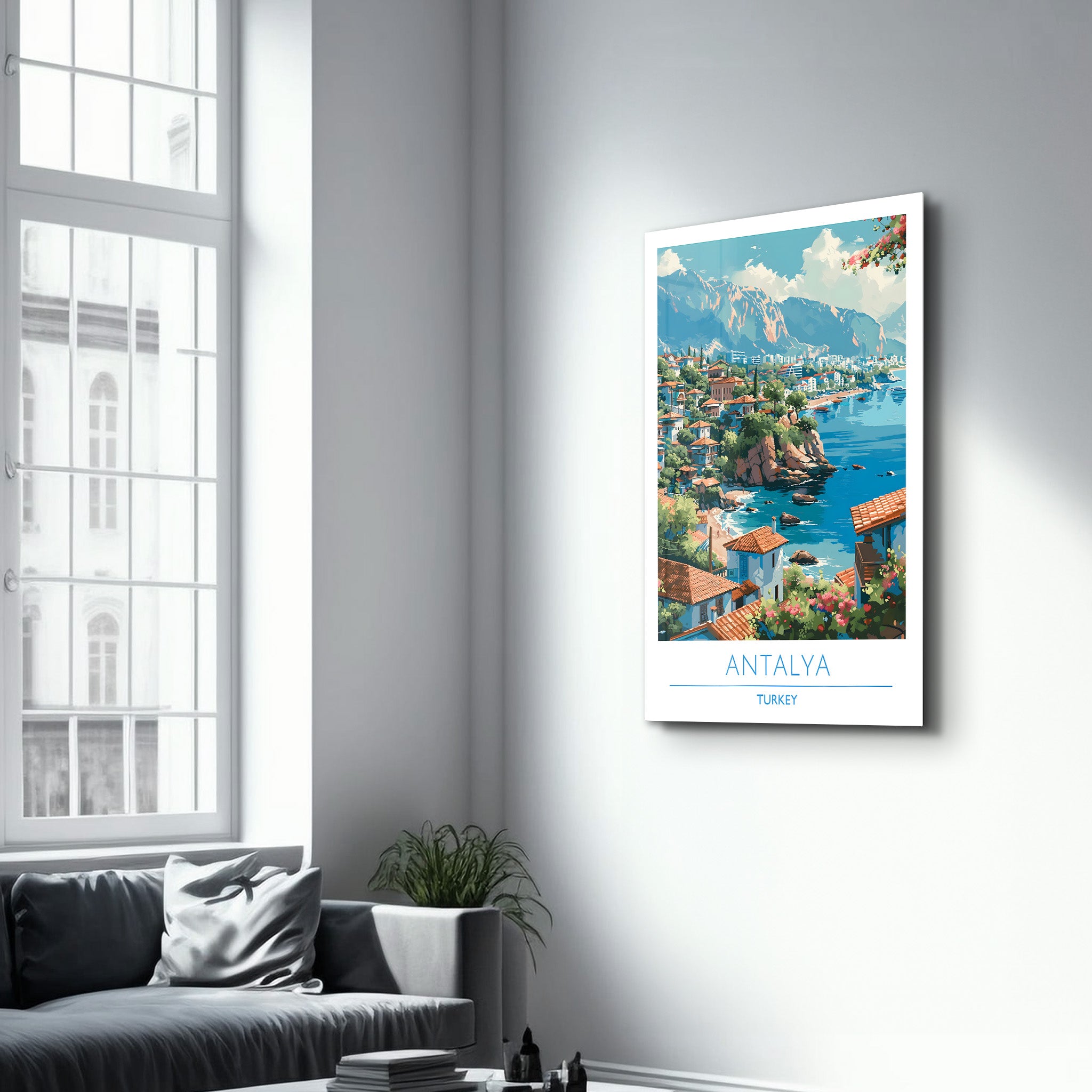 Antalya Turkey-Travel Posters | Glass Wall Art