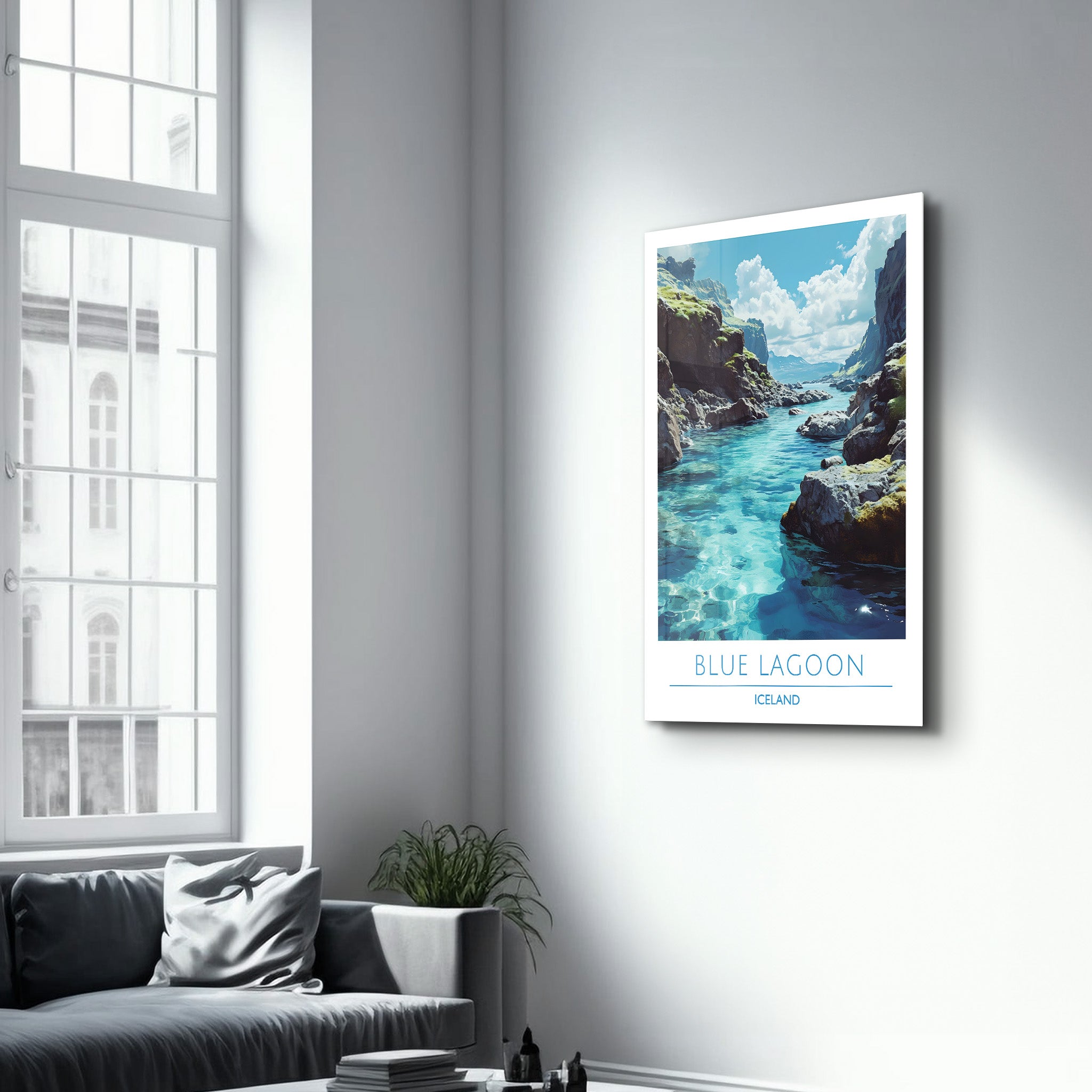 Blue Lagoon Islande-Affiches de voyage | Art mural en verre