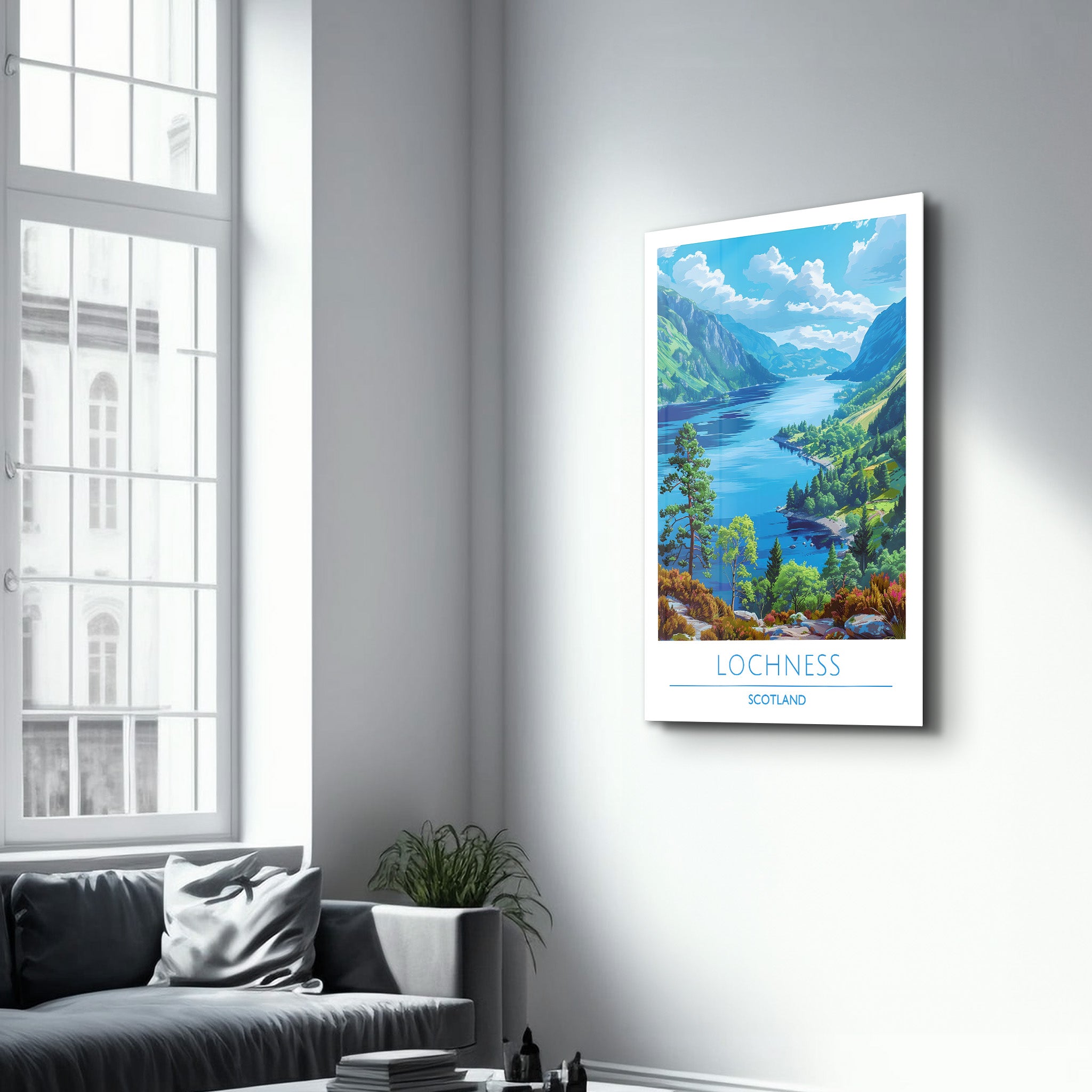 Lochness Ecosse-Affiches de voyage | Art mural en verre