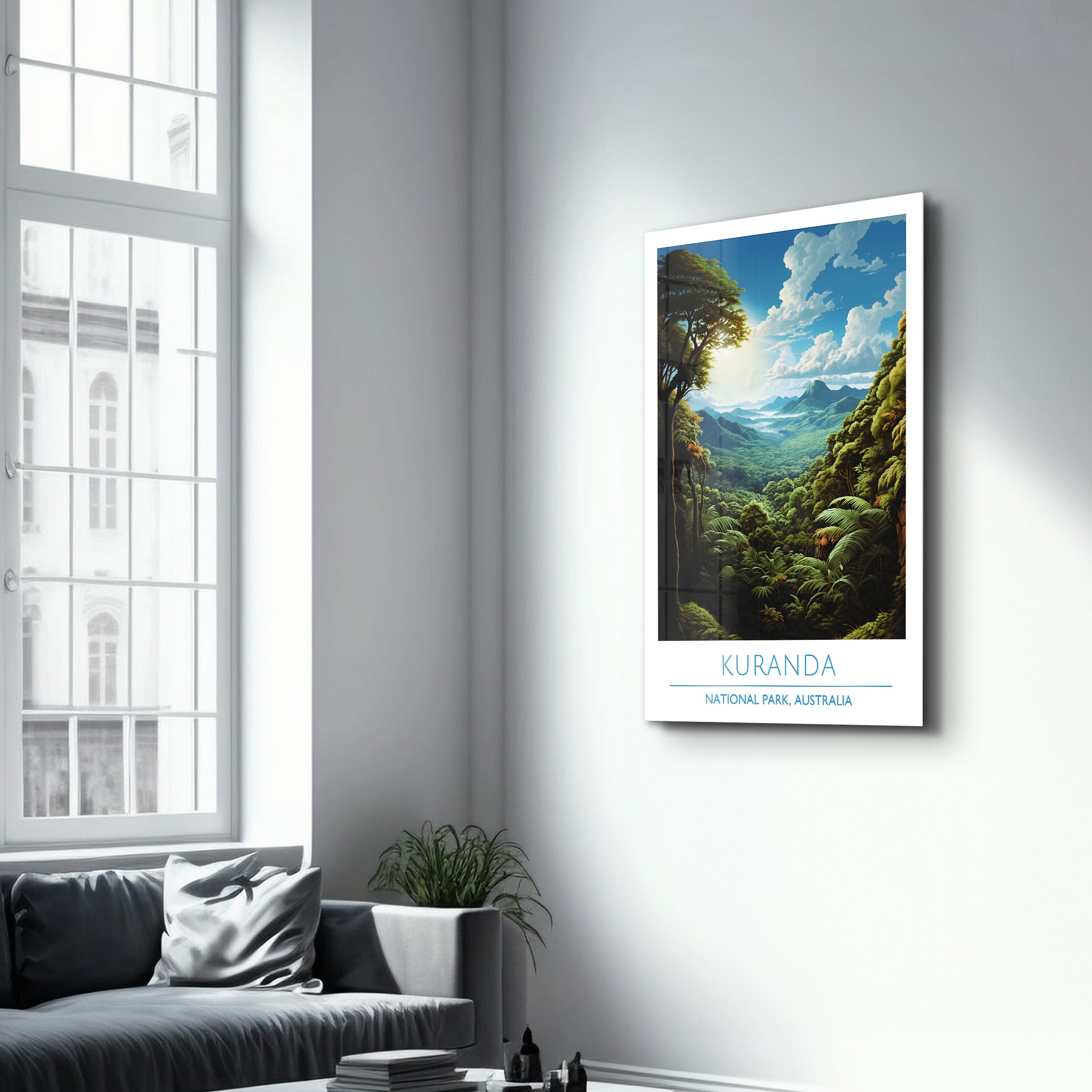 Kuranda-Nationalpark Australien-Reiseposter | <tc>Glasbild</tc>