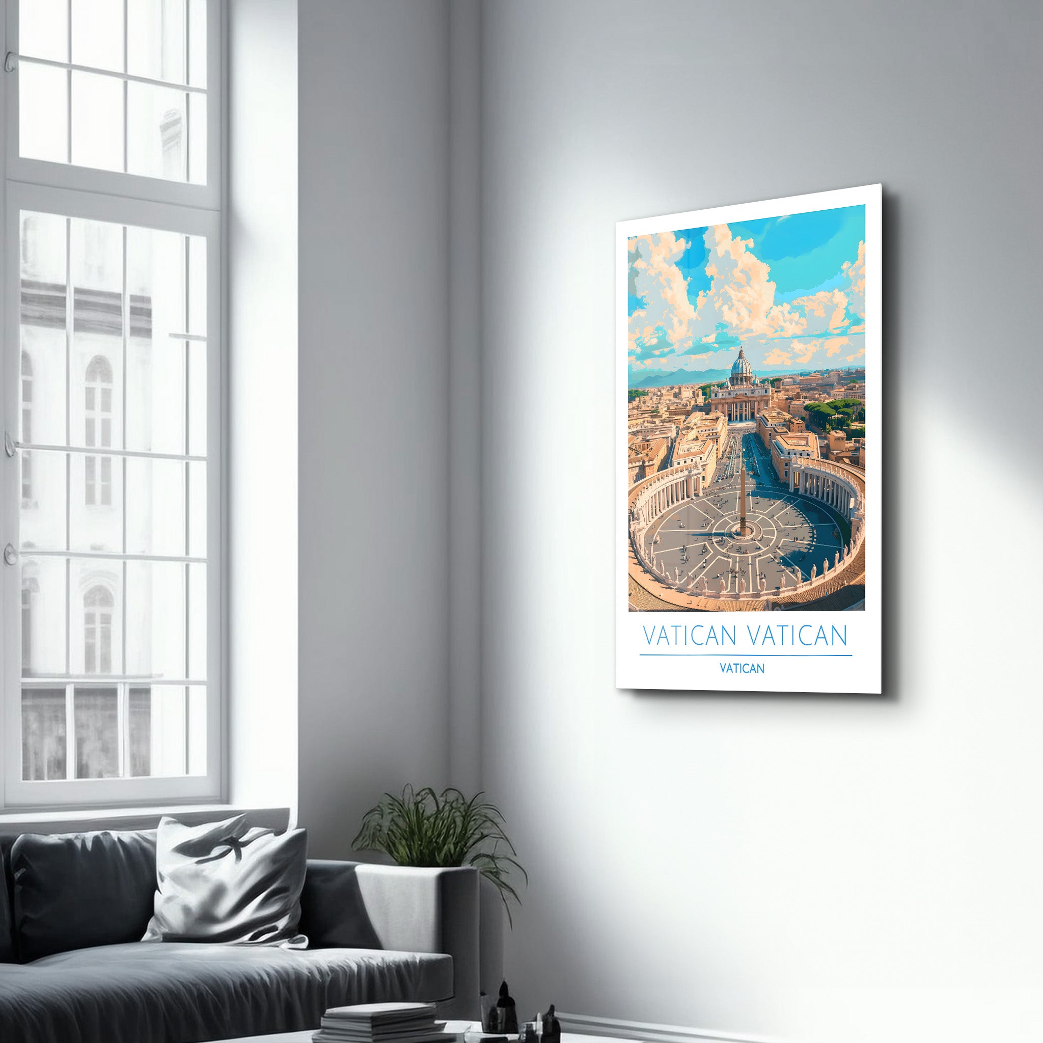 Vatican Vatican-Travel Posters | Glass Wall Art