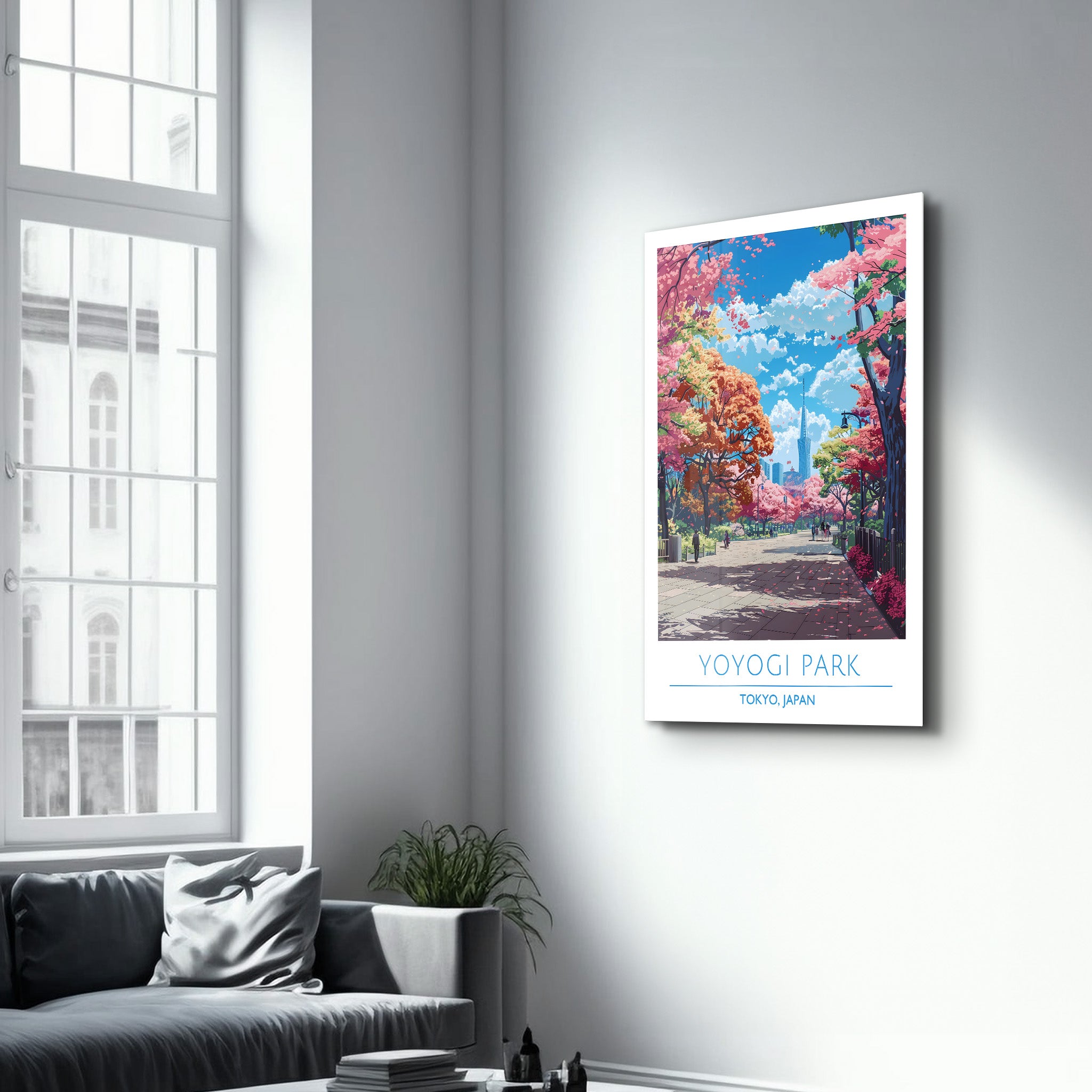 Yoyogi Park-Tokyo Japan-Travel Posters | Glass Wall Art