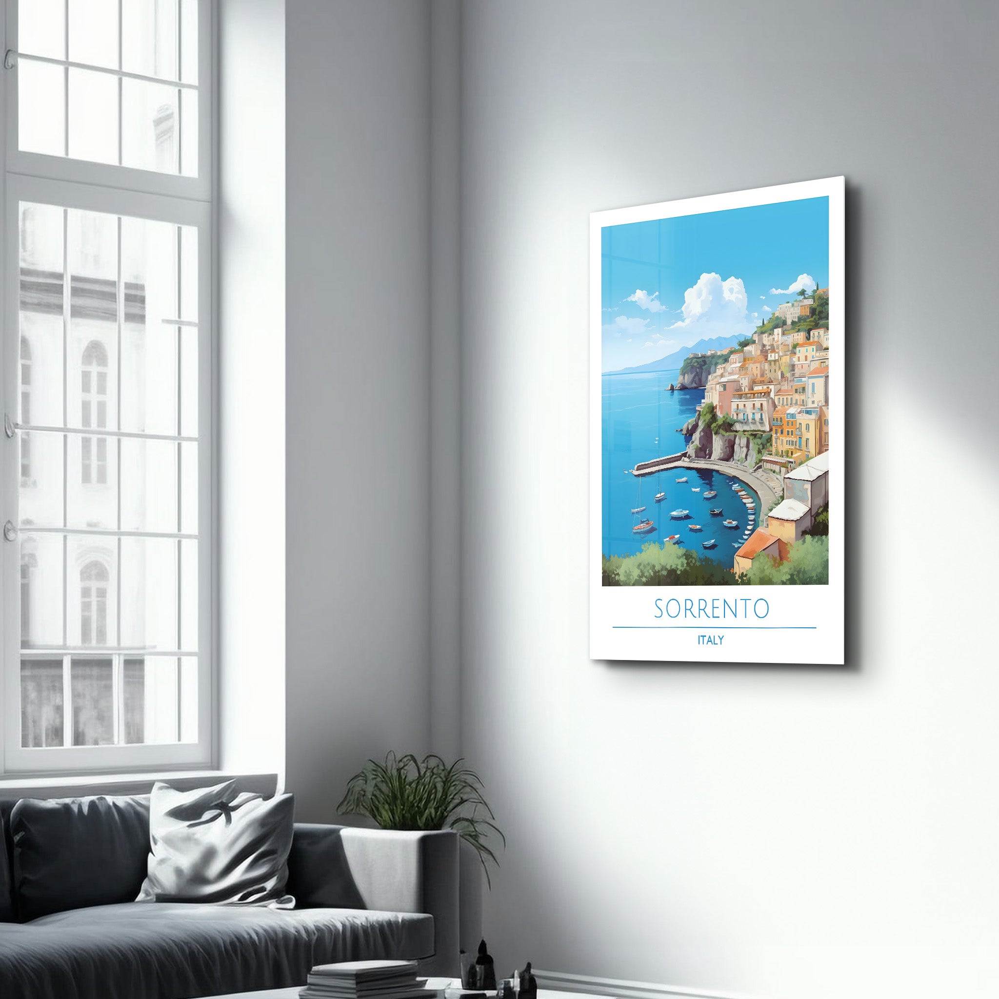 Sorrente Italie-Affiches de voyage | Art mural en verre