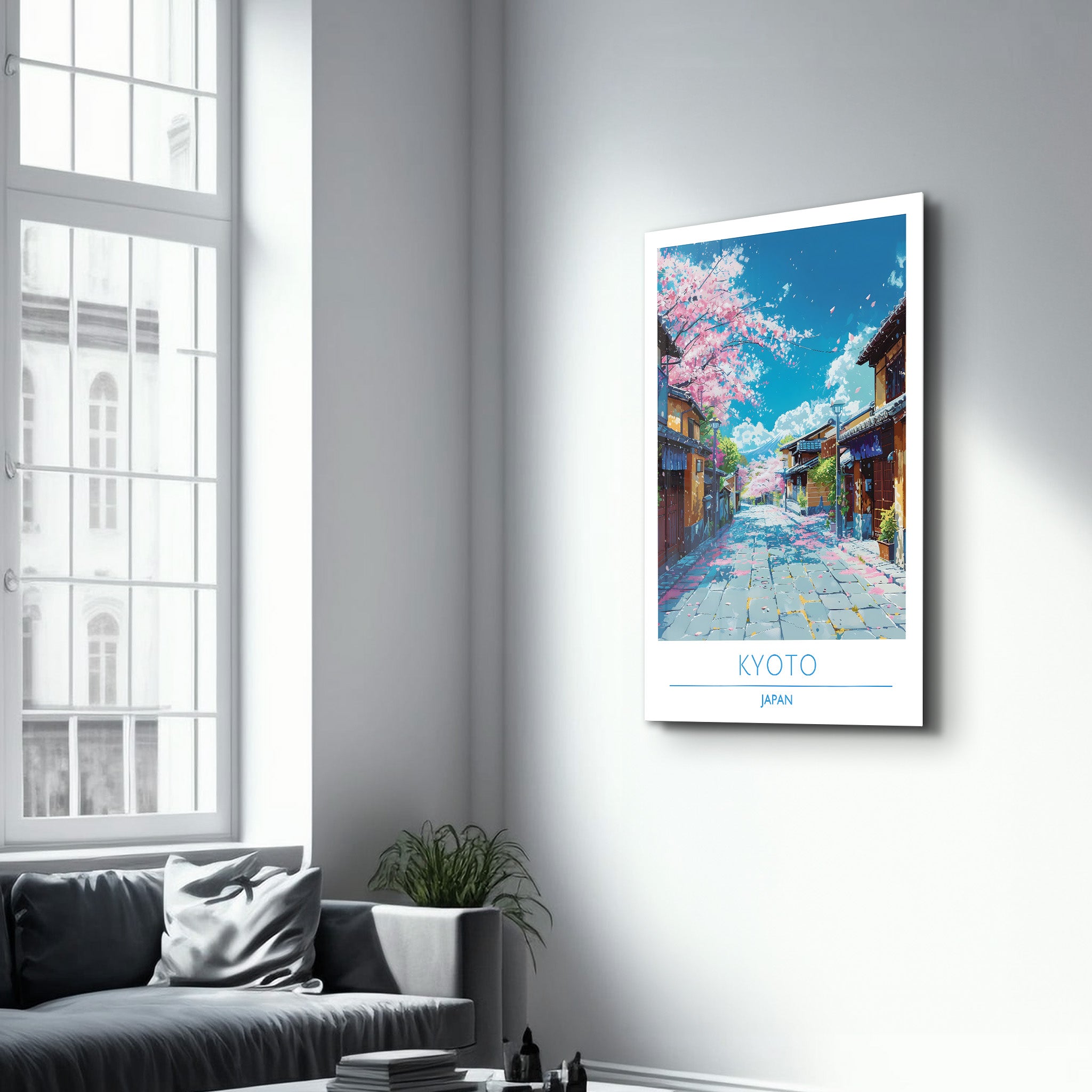 Kyoto Japan-Reiseposter | <tc>Glasbild</tc>