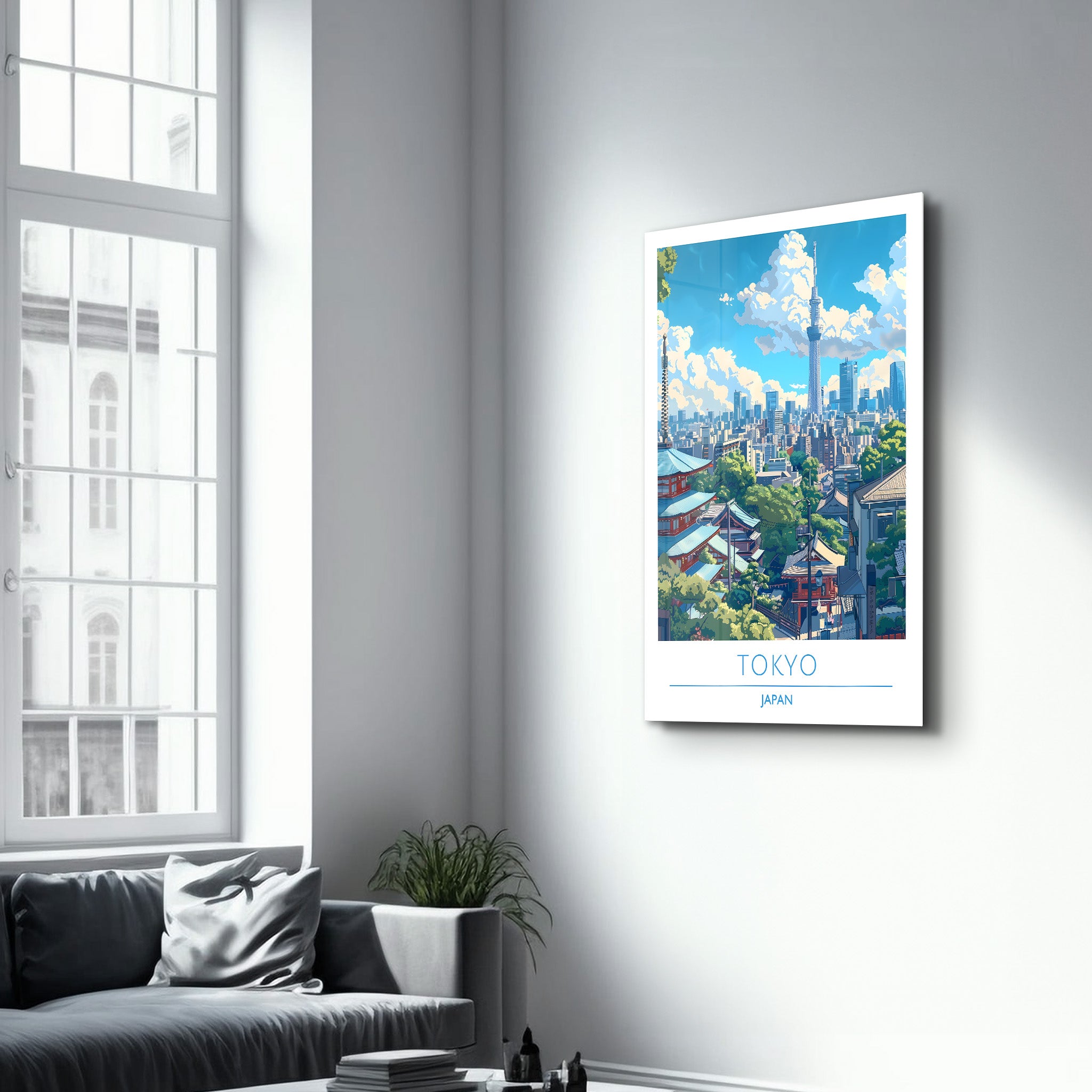 Tokyo Japan-Travel Posters | Glass Wall Art