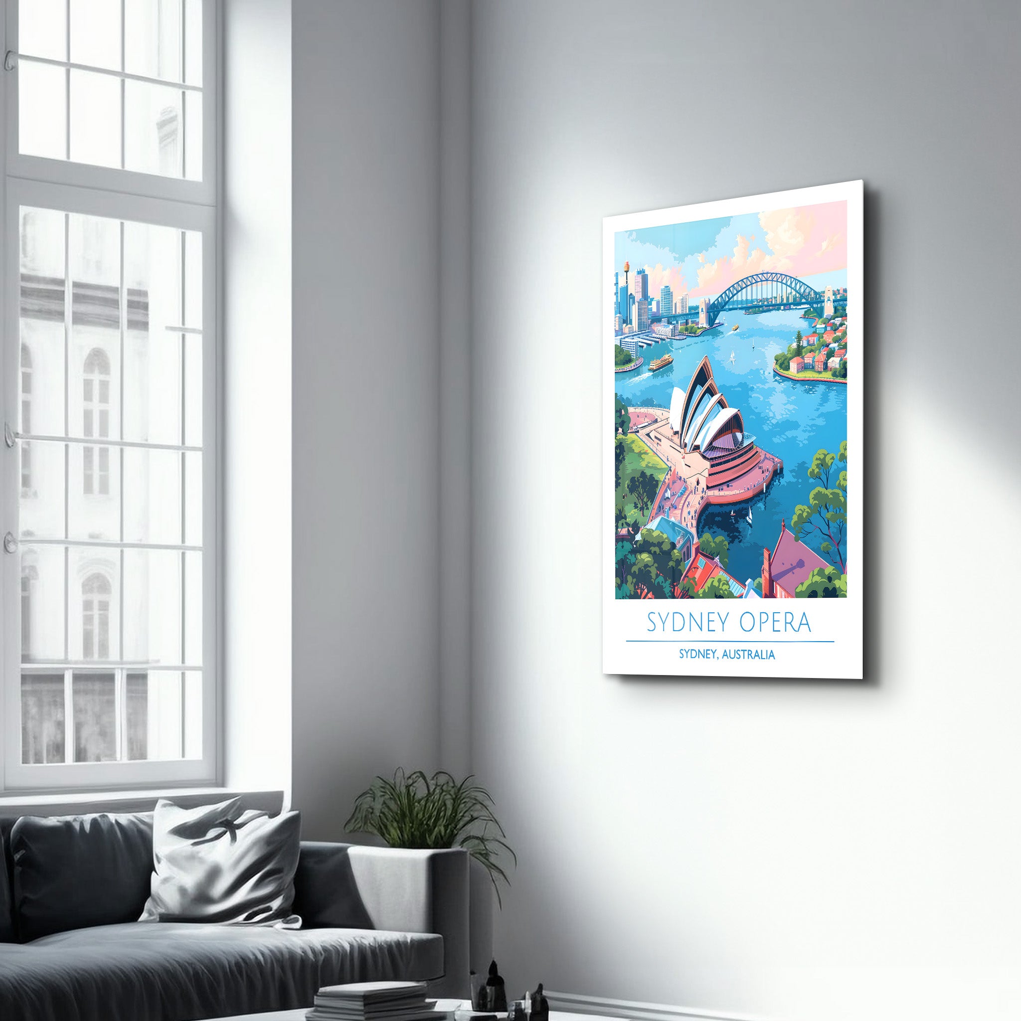 Sydney Opera Australia-Travel Posters | Glass Wall Art