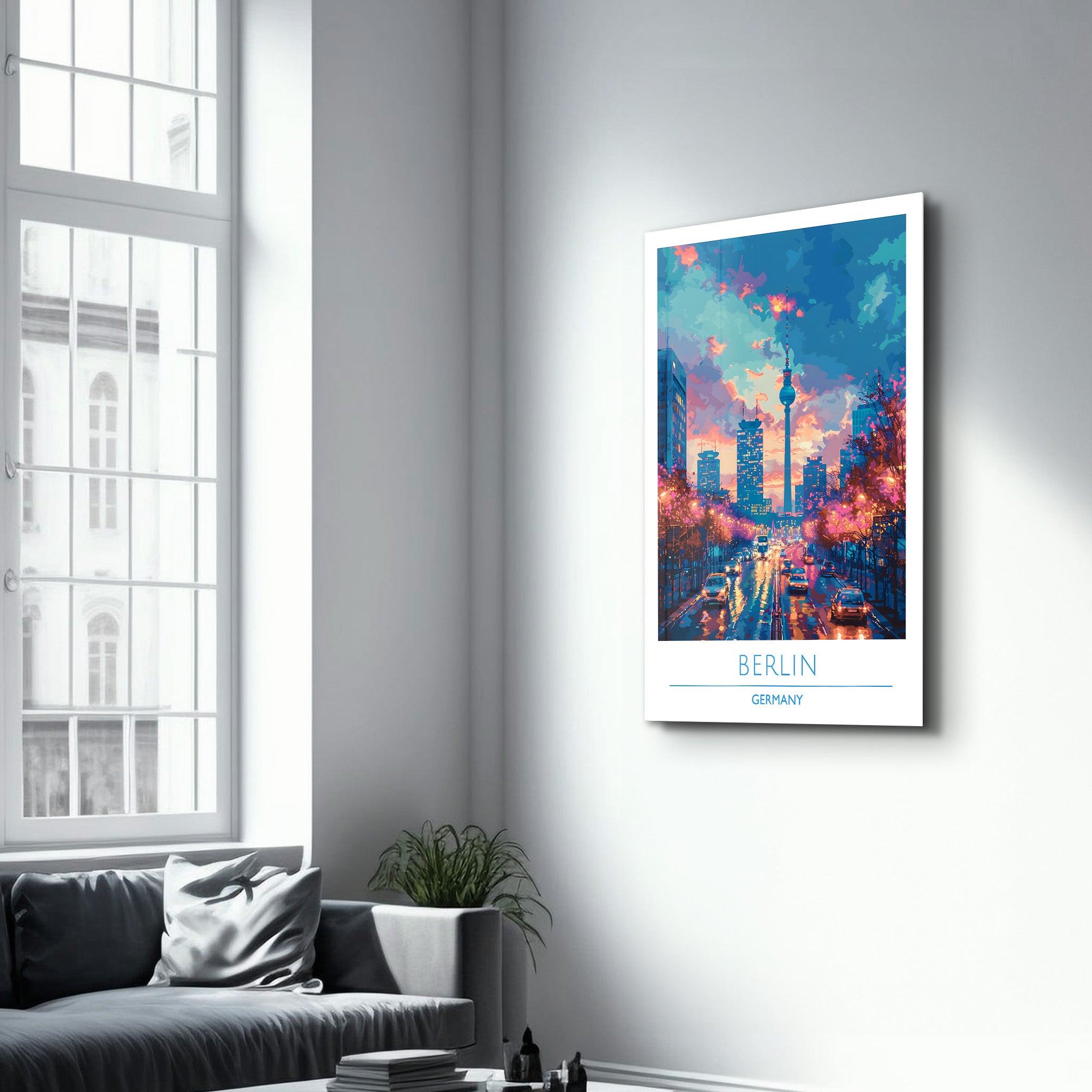 Berlin Germany-Travel Posters | Glass Wall Art