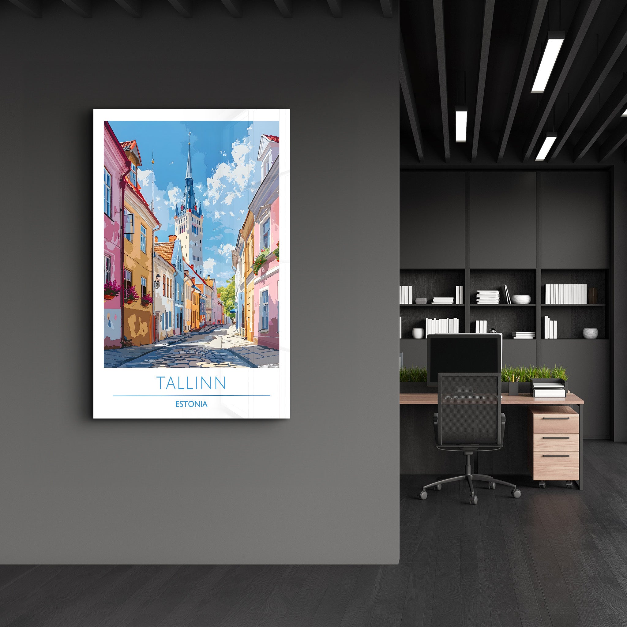 Talinn Estonia-Travel Posters | Glass Wall Art