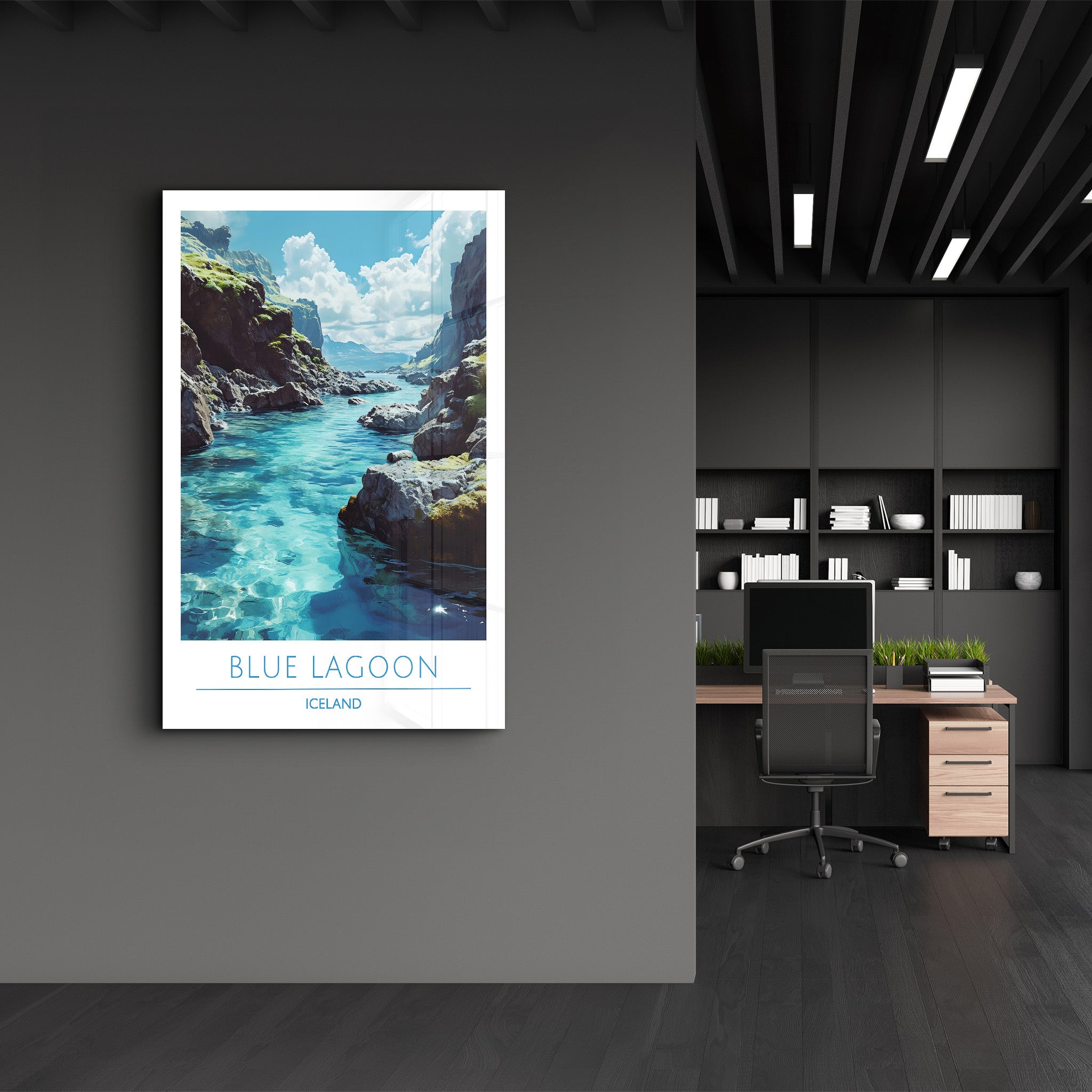 Blue Lagoon Iceland-Travel Posters | Glass Wall Art