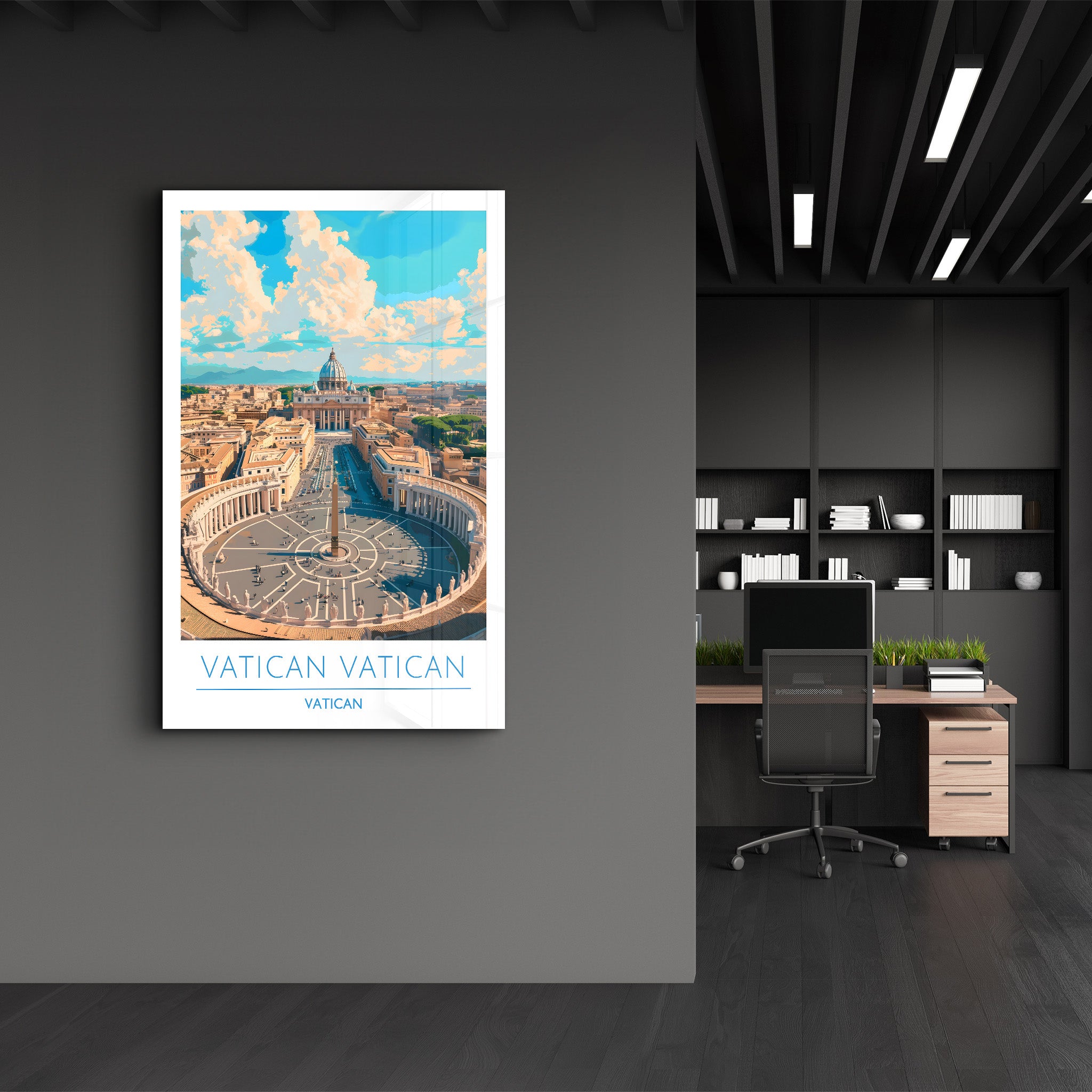 Vatican Vatican-Affiches de voyage | Art mural en verre